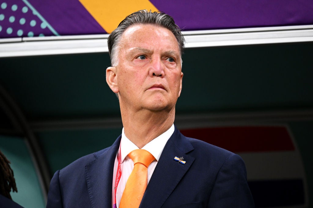 Van Gaal could be preparing for his last match in football