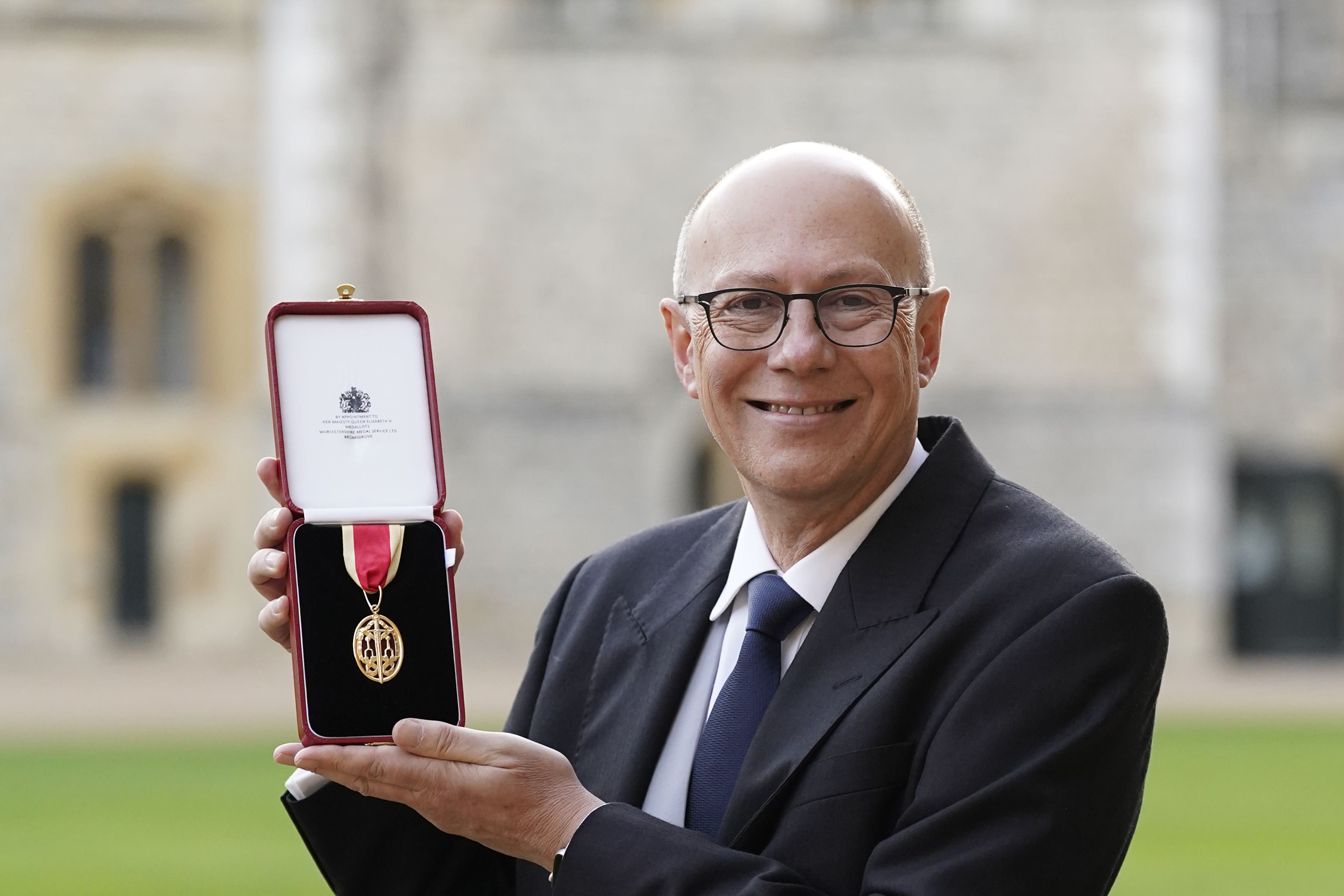 Sir Stephen Powis at Windsor Castle (Andrew Matthews/PA)