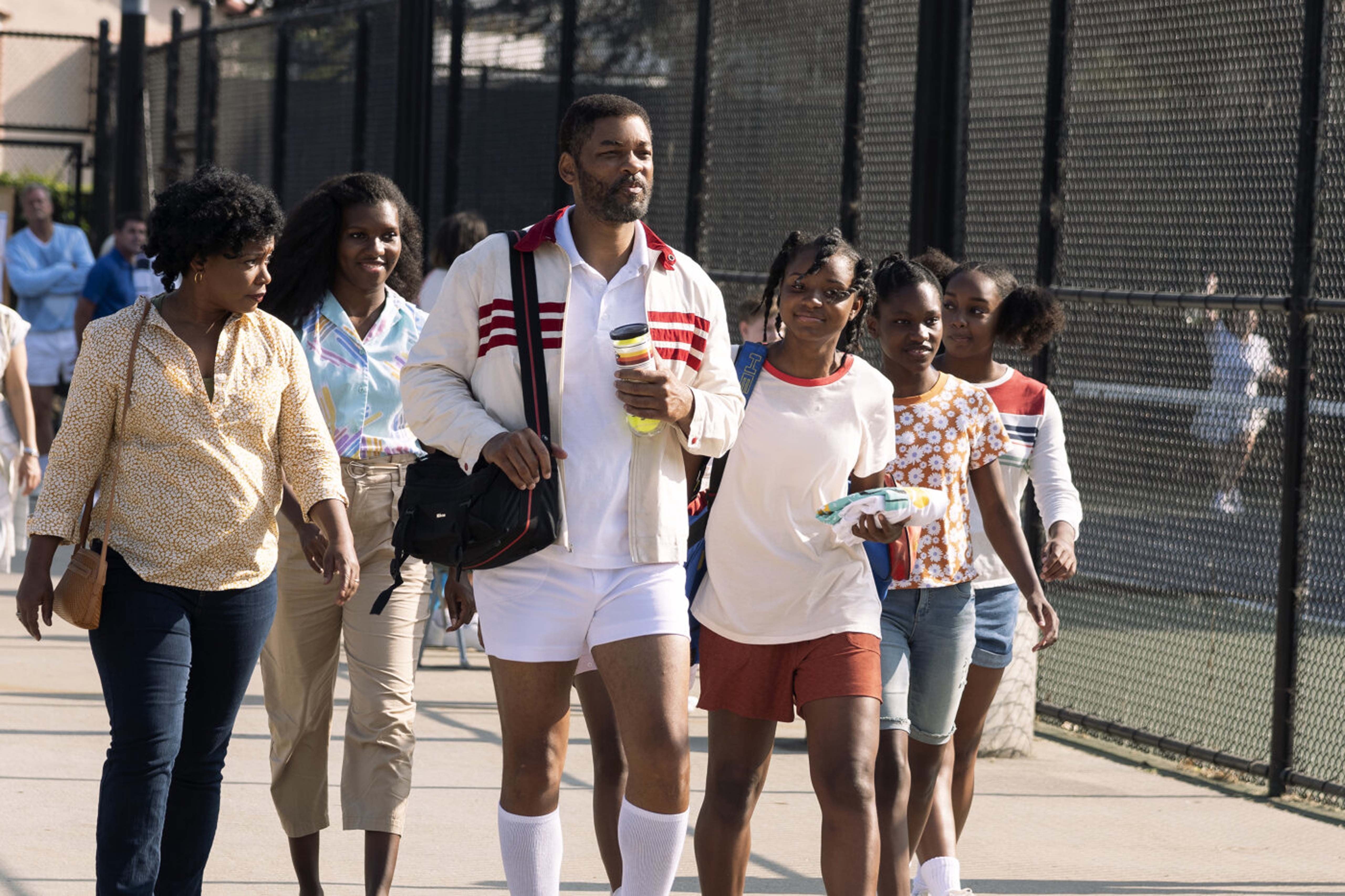 Will Smith won the Best Actor Oscar for his role as tennis coach dad Richard Williams in 2021’s ‘King Richard’ in which he starred with Demi Singleton as Serena Willimans and Saniyya Sidney as Venus Williams