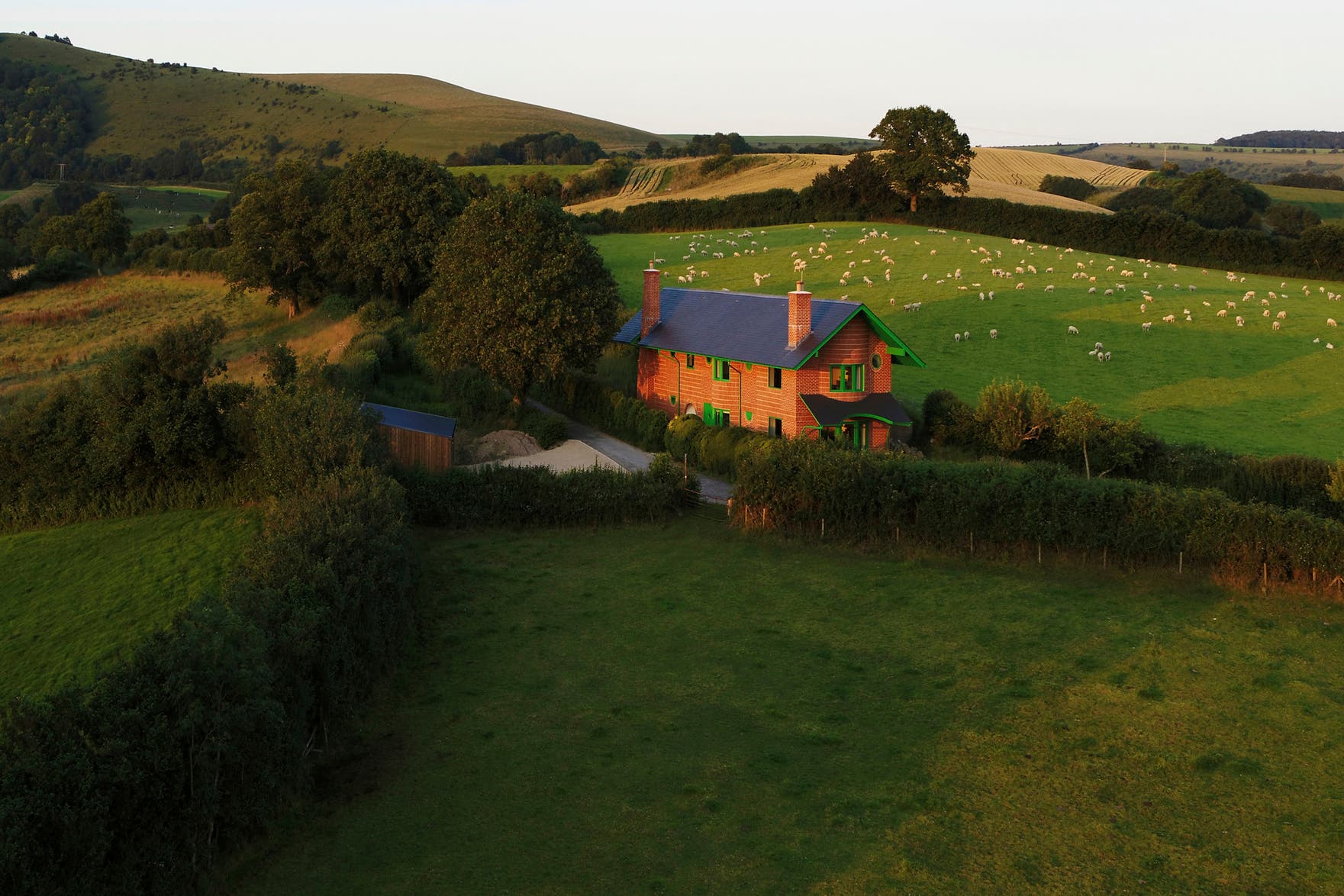 The RIBA House Of The Year 2022 has been awarded to The Red House by David Kohn Architects in Dorset (Will Pryce/Channel/PA)