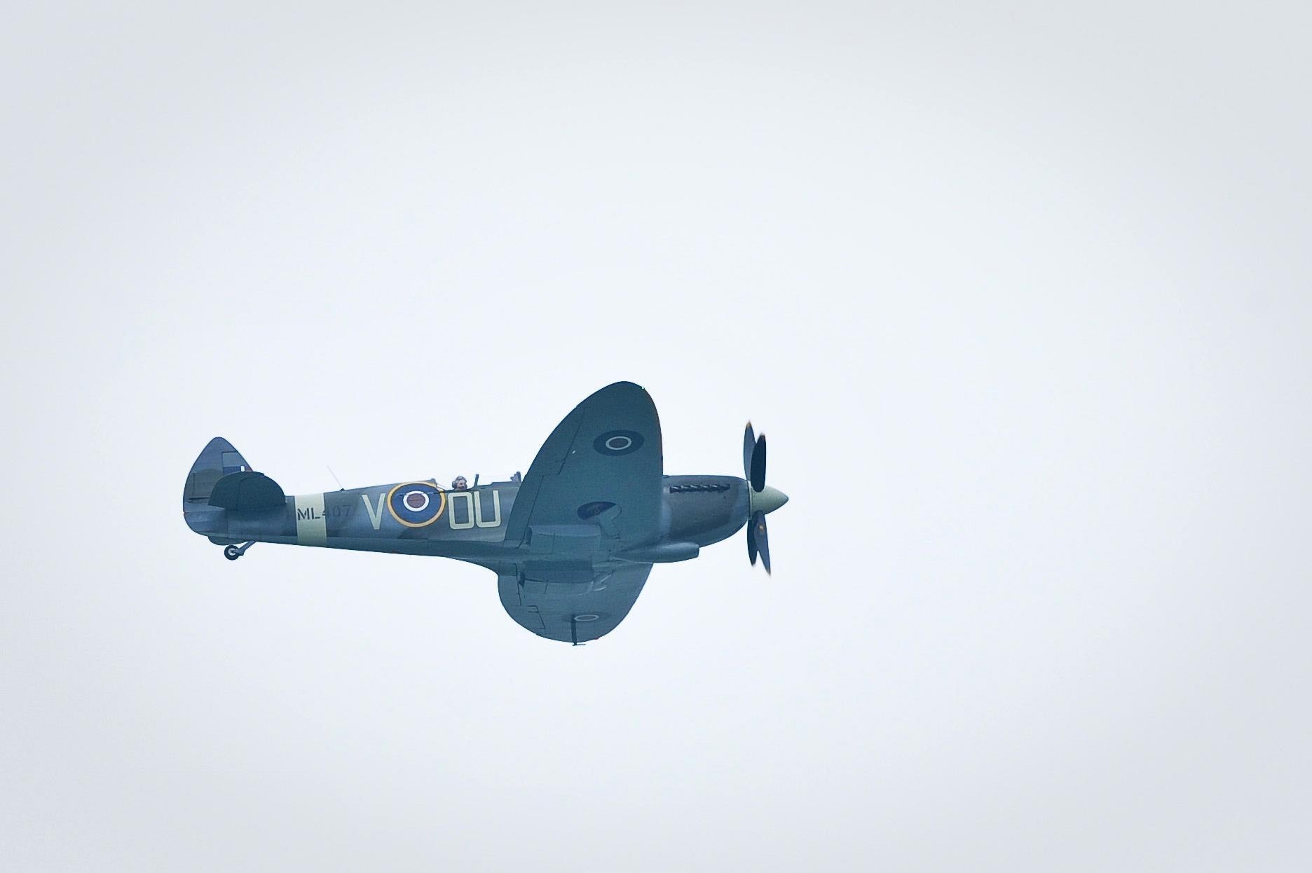 Grace flies over Southampton in 2011 for the 75th anniversary of the first flight of the aircraft in the city