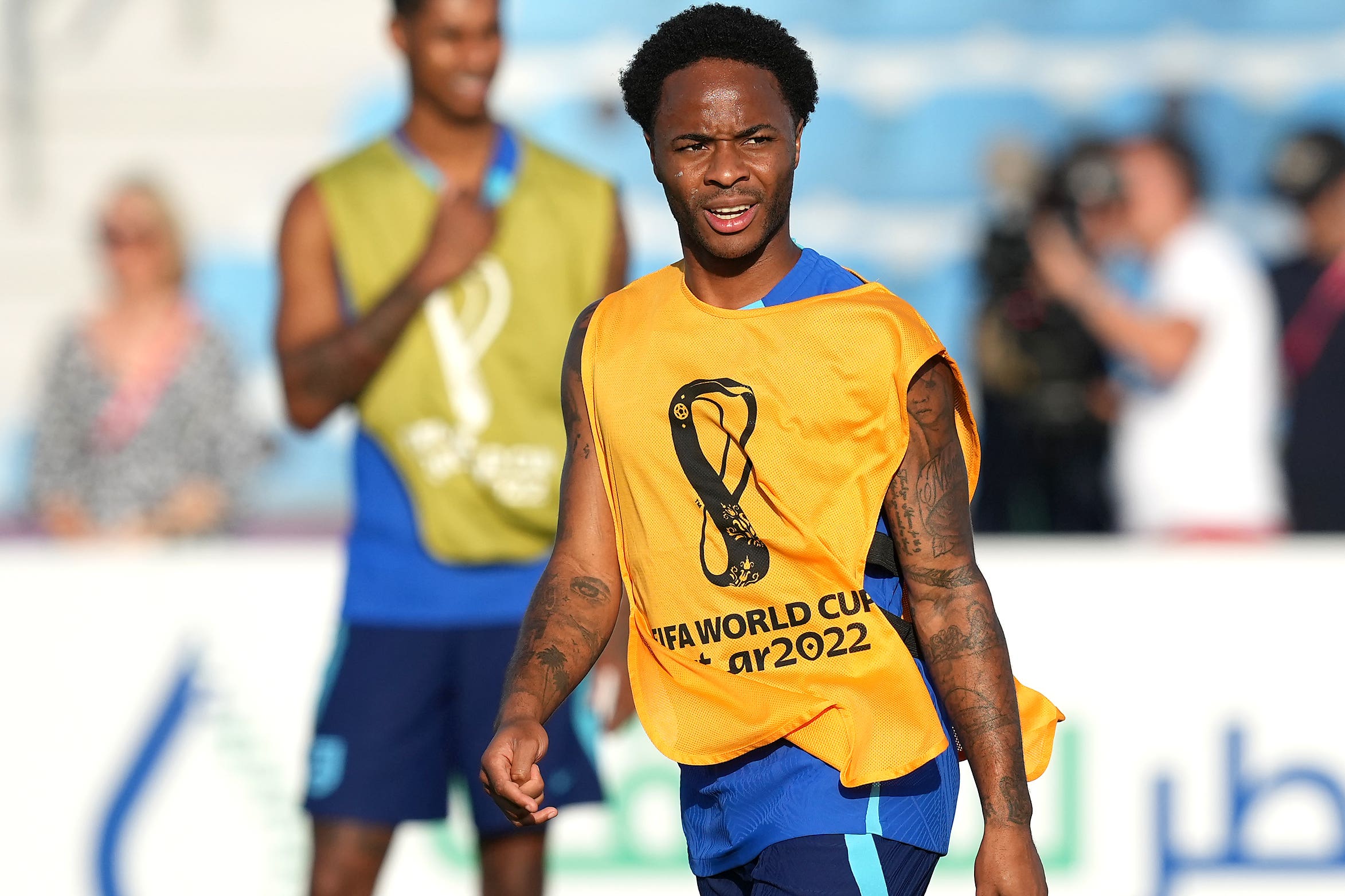 Raheem Sterling will decide whether he will return to Qatar (Martin Rickett/PA)