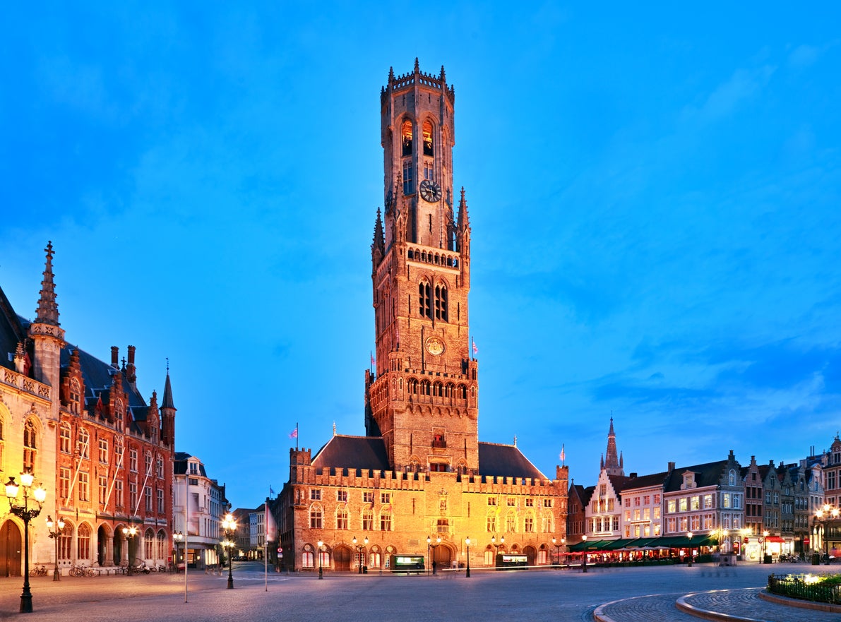 Ascend the 366 steps of Bruges’ Belfry for a 360-degree view of the city