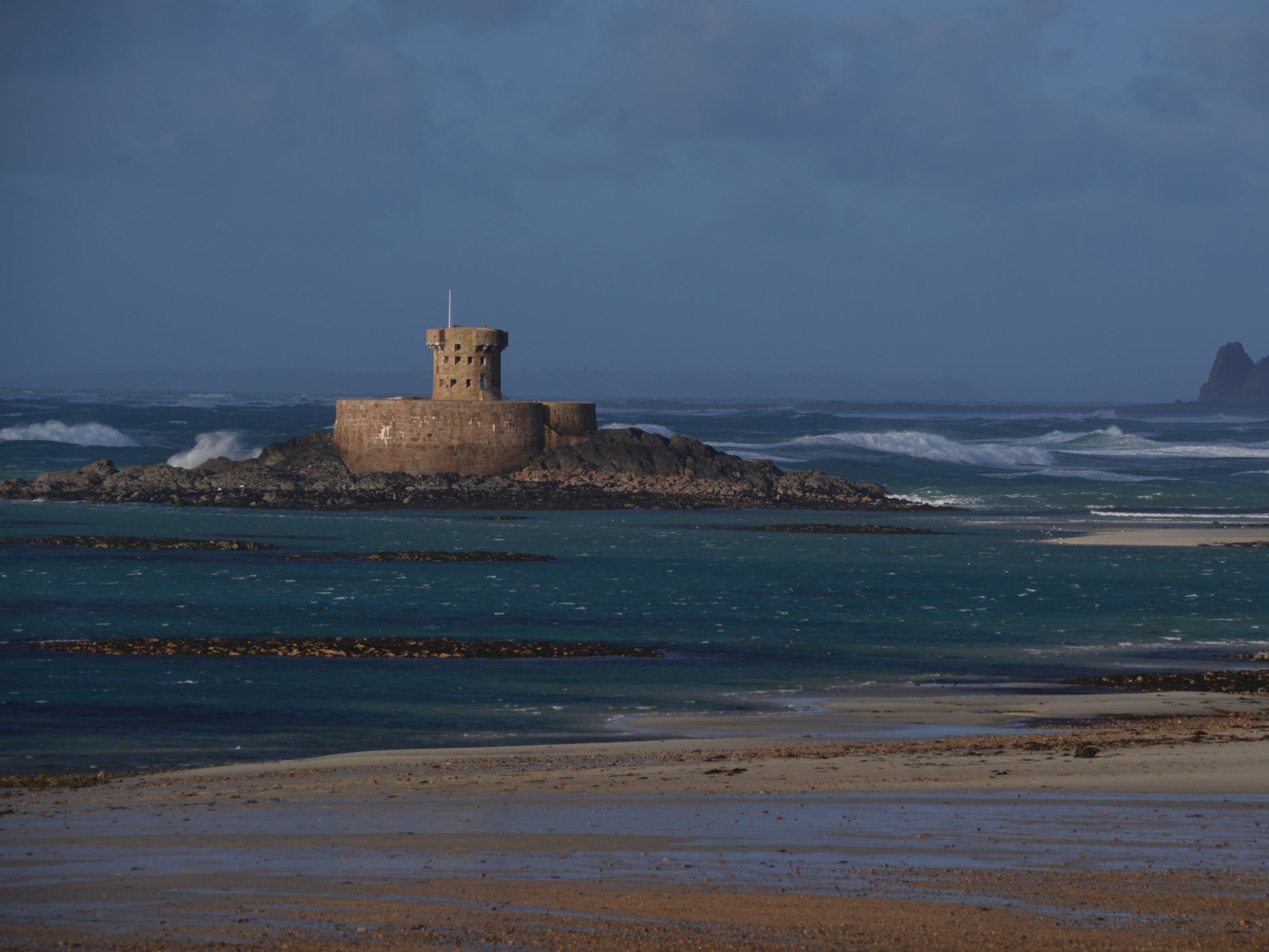 The crash is reported to have taken place near St Ouen’s Bay