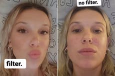 Millie Bobby Brown lifts lid on beauty standards by sharing candid ‘no filter’ selfie