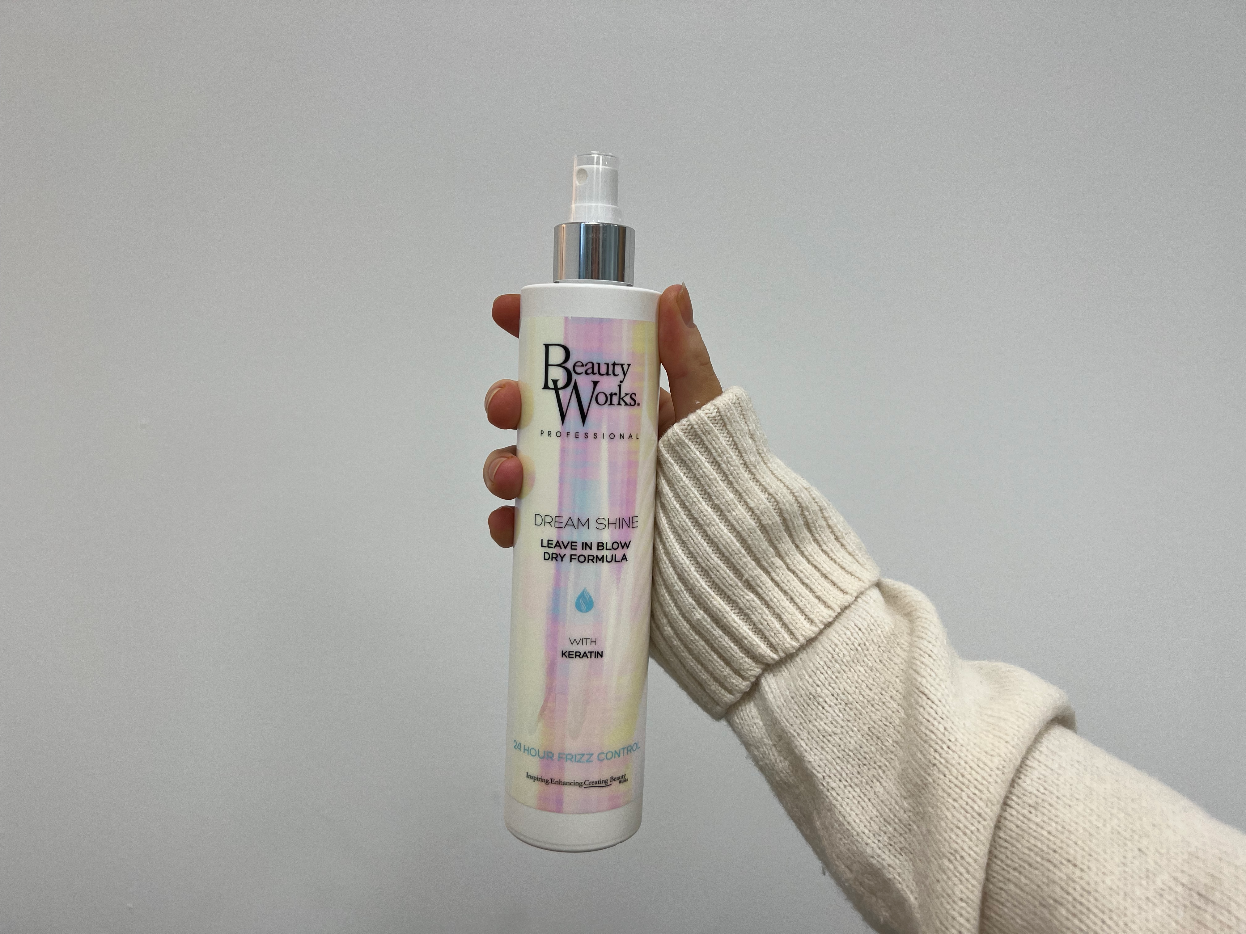 Beauty Works dream shine spray on humidity shield