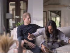 Viewers criticise ‘disrespectful’ curtsy scene in Harry and Meghan docuseries: ‘Is that meant to be funny?’