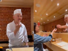 Food editor praises sushi restaurant staff for learning how to sign menu in ASL for deaf sister 