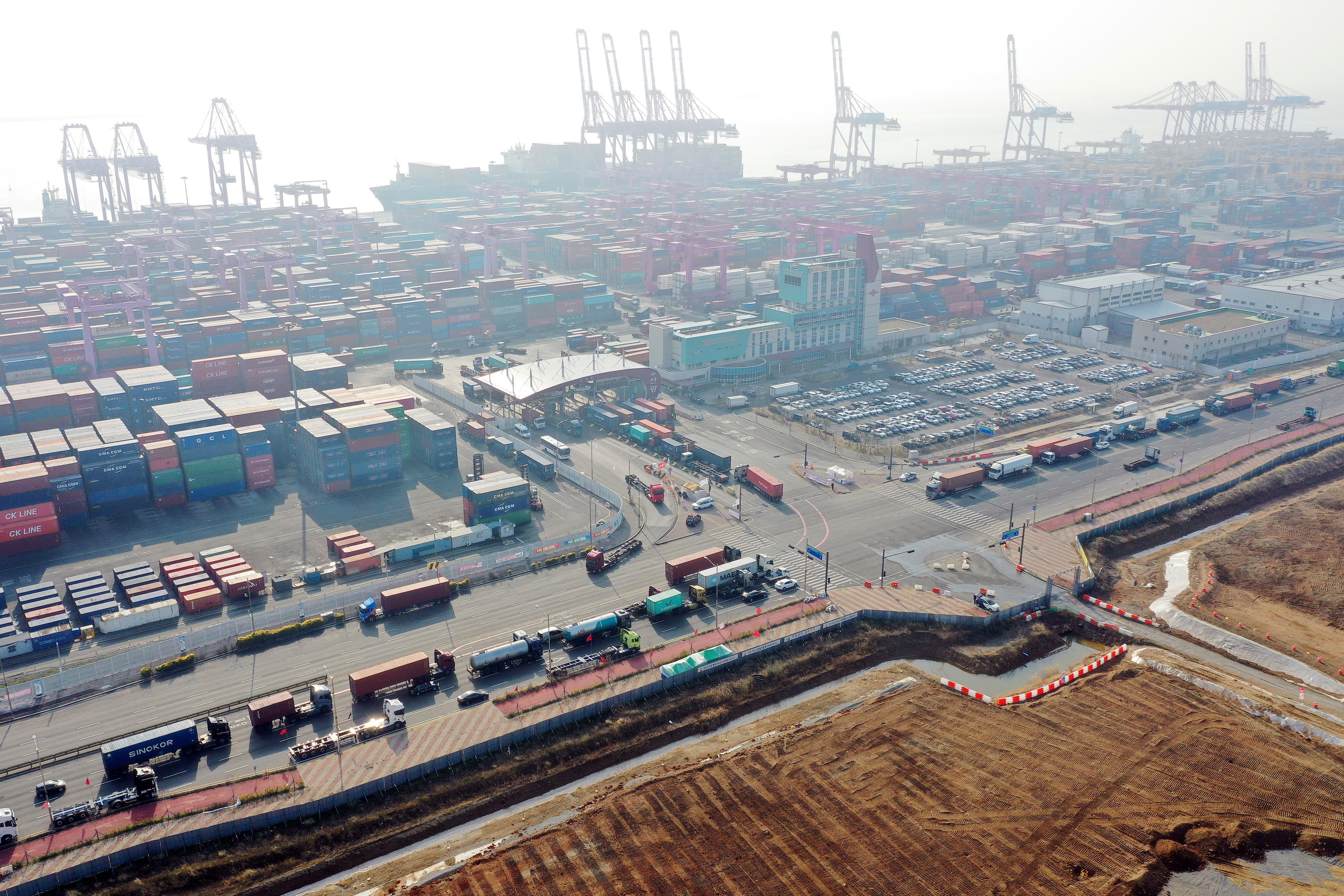 South Korea Truckers Strike