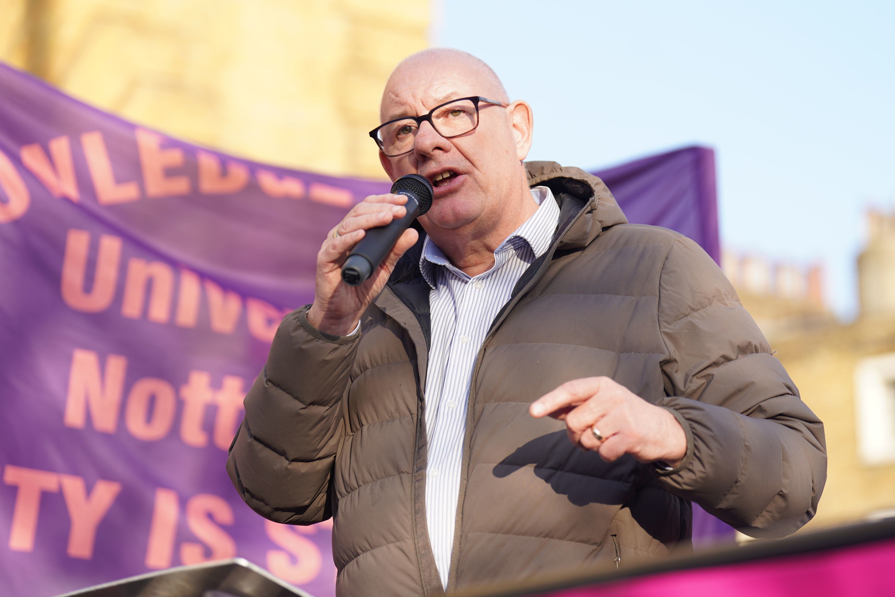 File photo: CWU general secretary Dave Ward said the move was ‘as tone deaf as it is immoral’