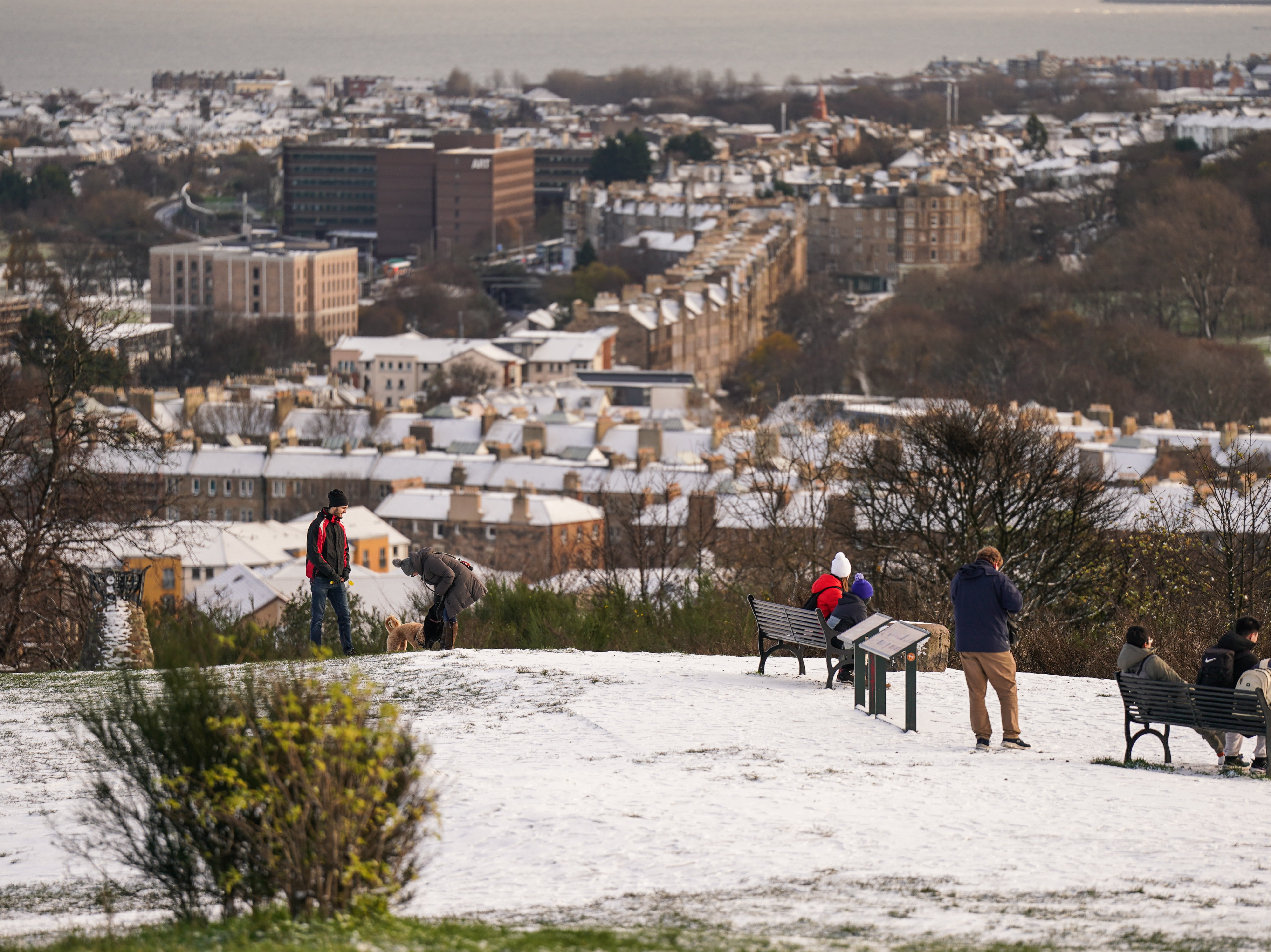 Ice and snow warnings are in place across the UK