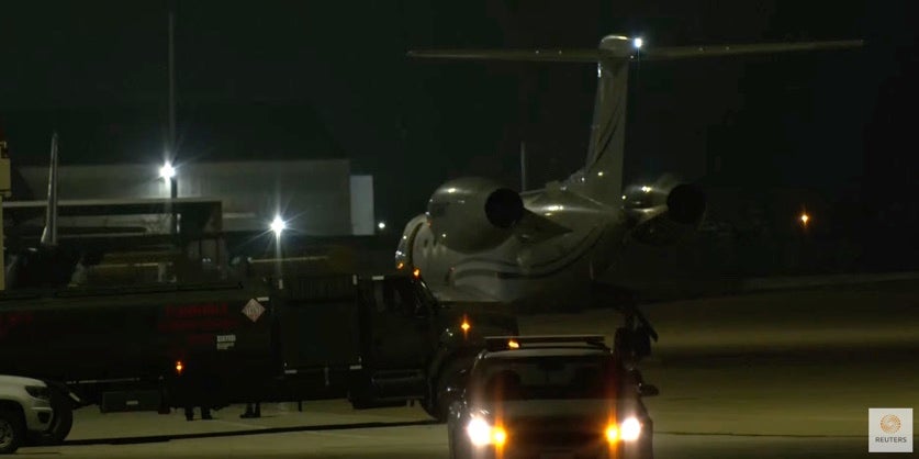 Plane carrying Brittney Griner lands in San Antonio