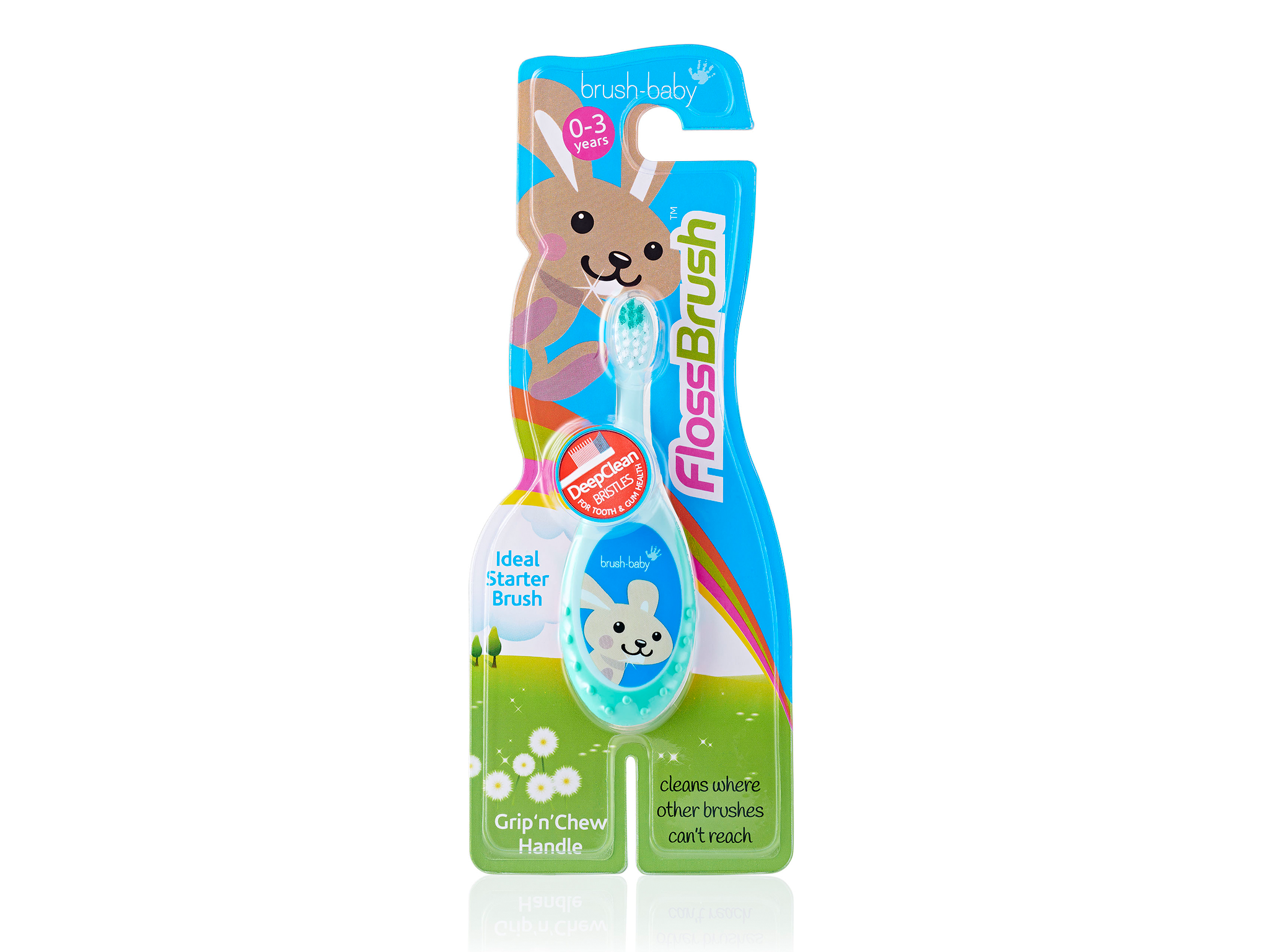 Brush-Baby flossbrush toothbrush