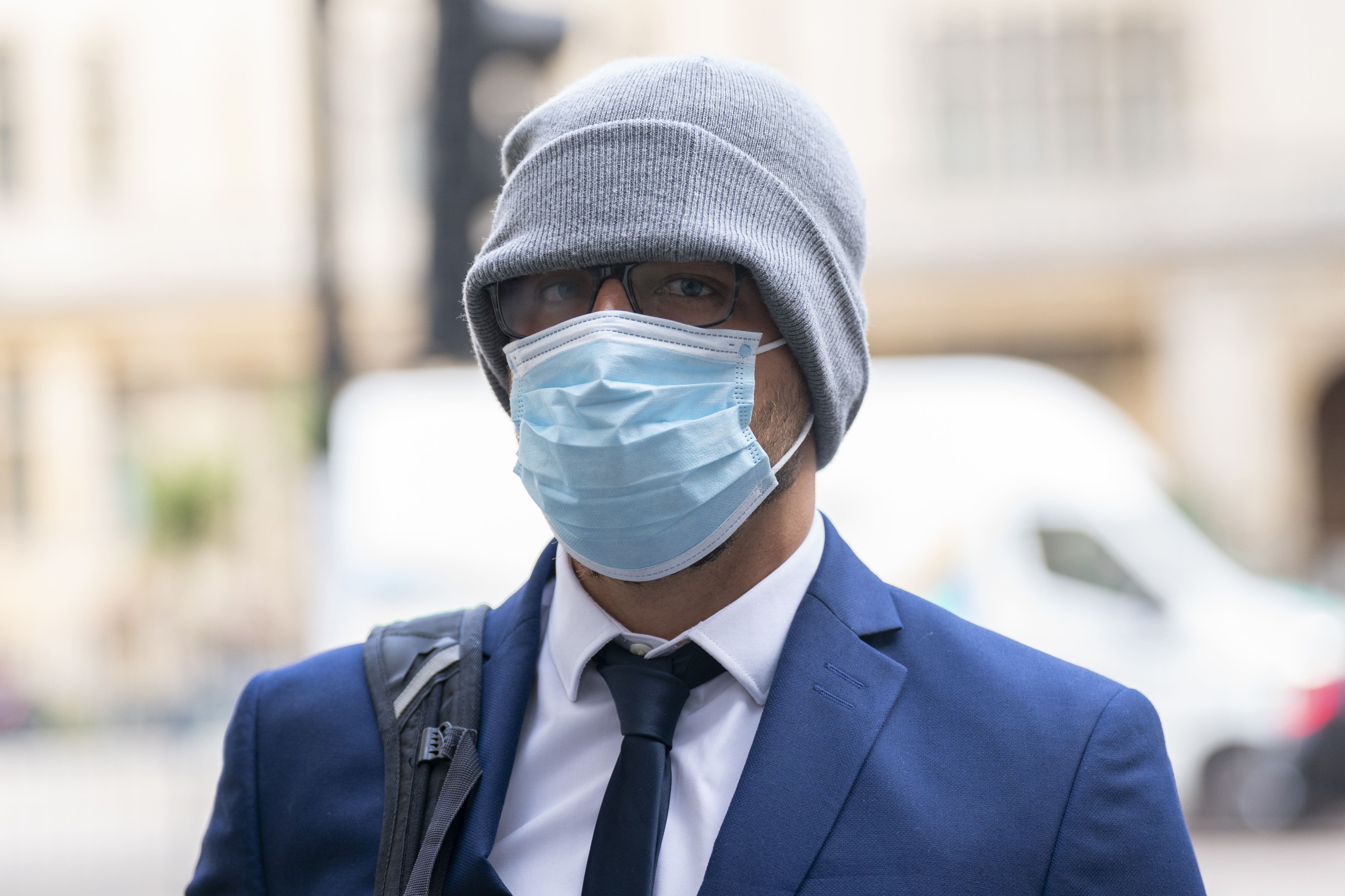 Jonathon Cobban arriving at Westminster Magistrates’ Court (Kirsty O’Connor/PA)