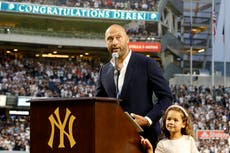 Derek Jeter reveals he bribed his daughters with ice cream to sit through baseball game