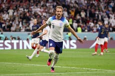 England vs France LIVE: World Cup 2022 score and updates from quarter-final after Harry Kane penalty