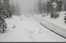 Storm packing high winds, heavy snow blows into the Sierra