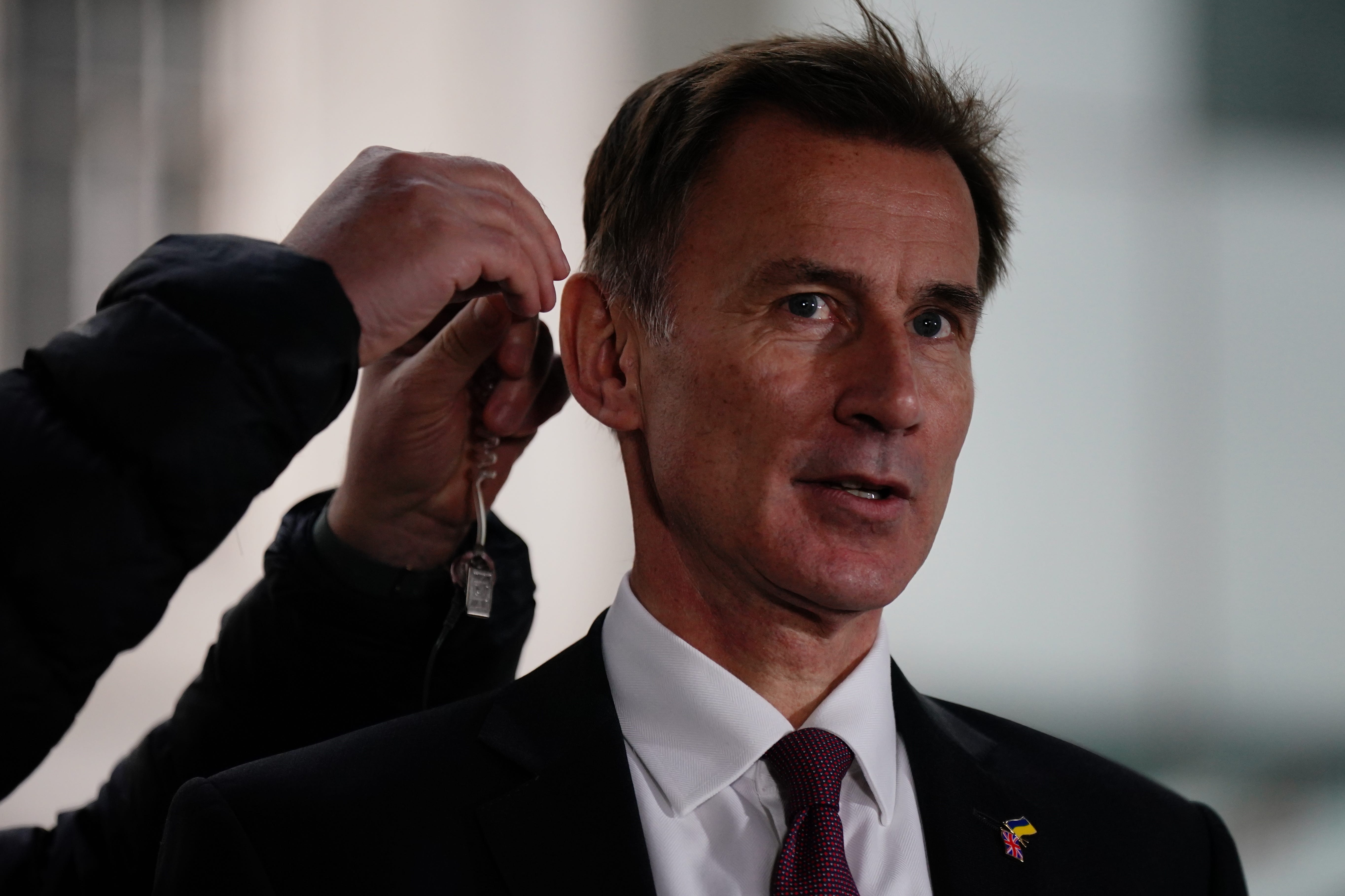 Chancellor of the Exchequer Jeremy Hunt (Aaron Chown/PA)