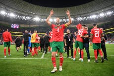 ‘We want to keep making history’: Morocco weary but not wilting as World Cup run goes on