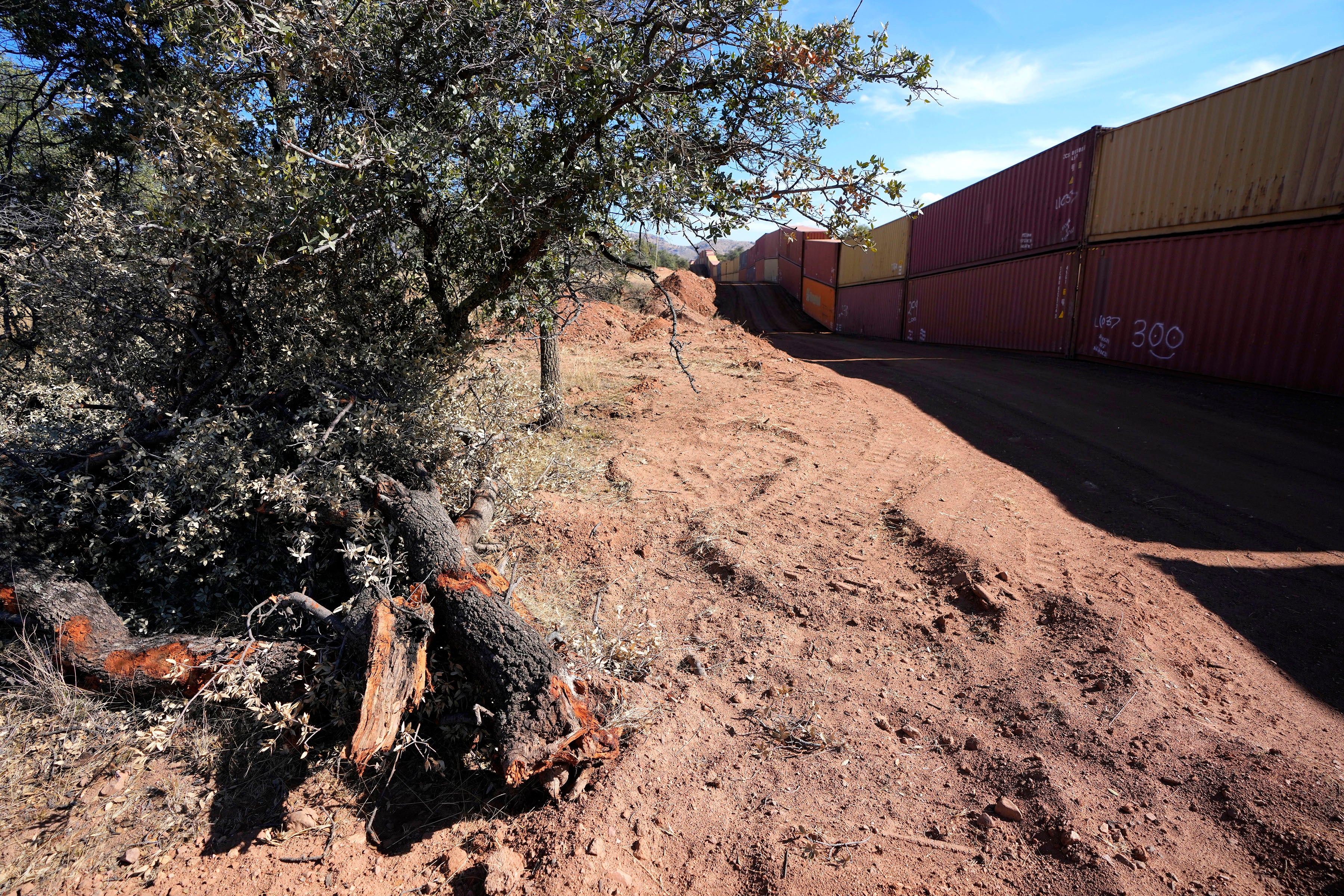 Border Wall Shipping Containers