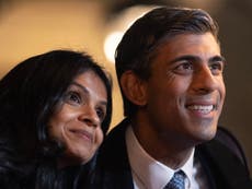 Rishi Sunak paid for ‘opulent’ curtains and velvet sofas in No 10 flat refurb