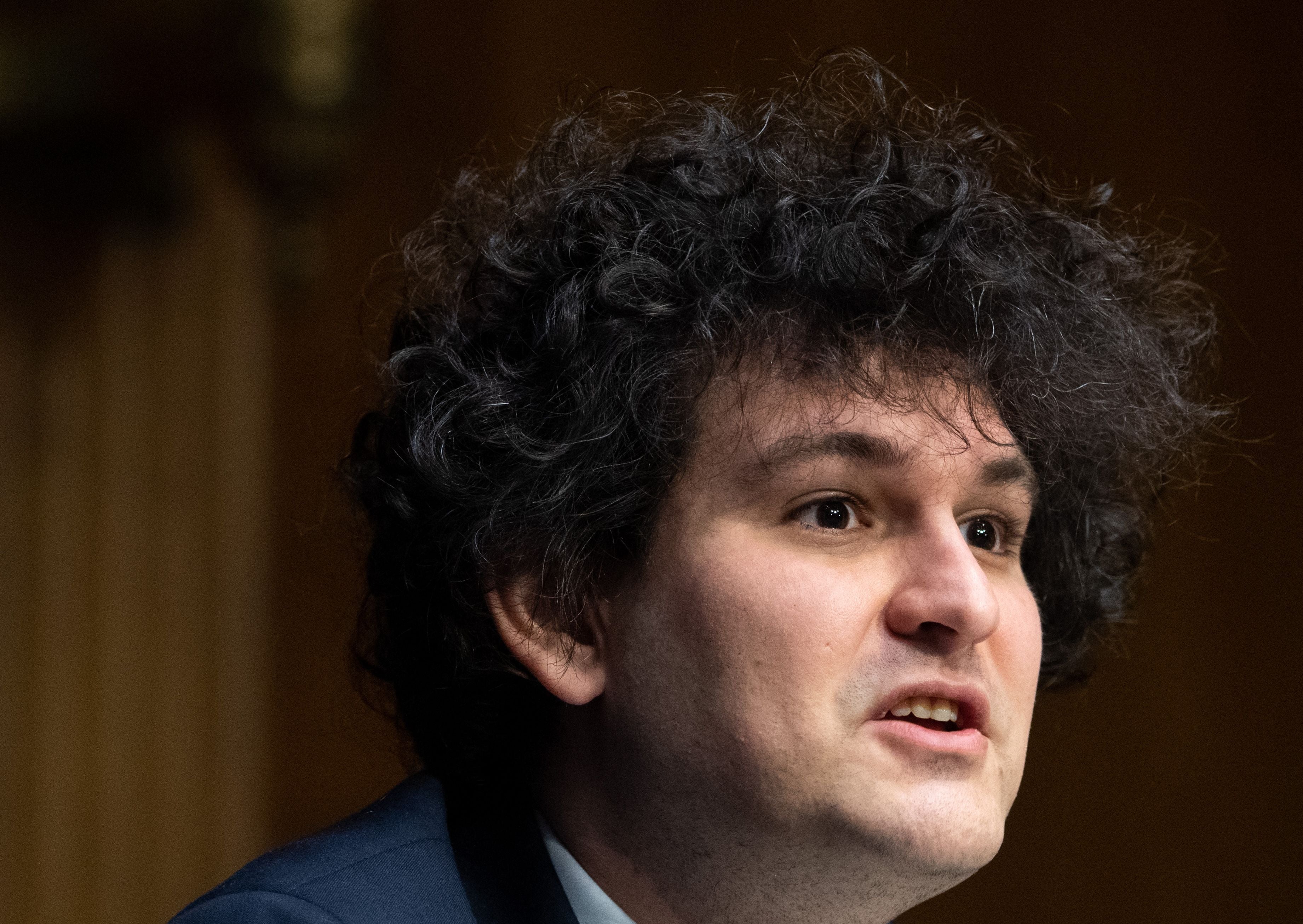 Samuel Bankman-Fried at a Senate committee hearing earlier in the year