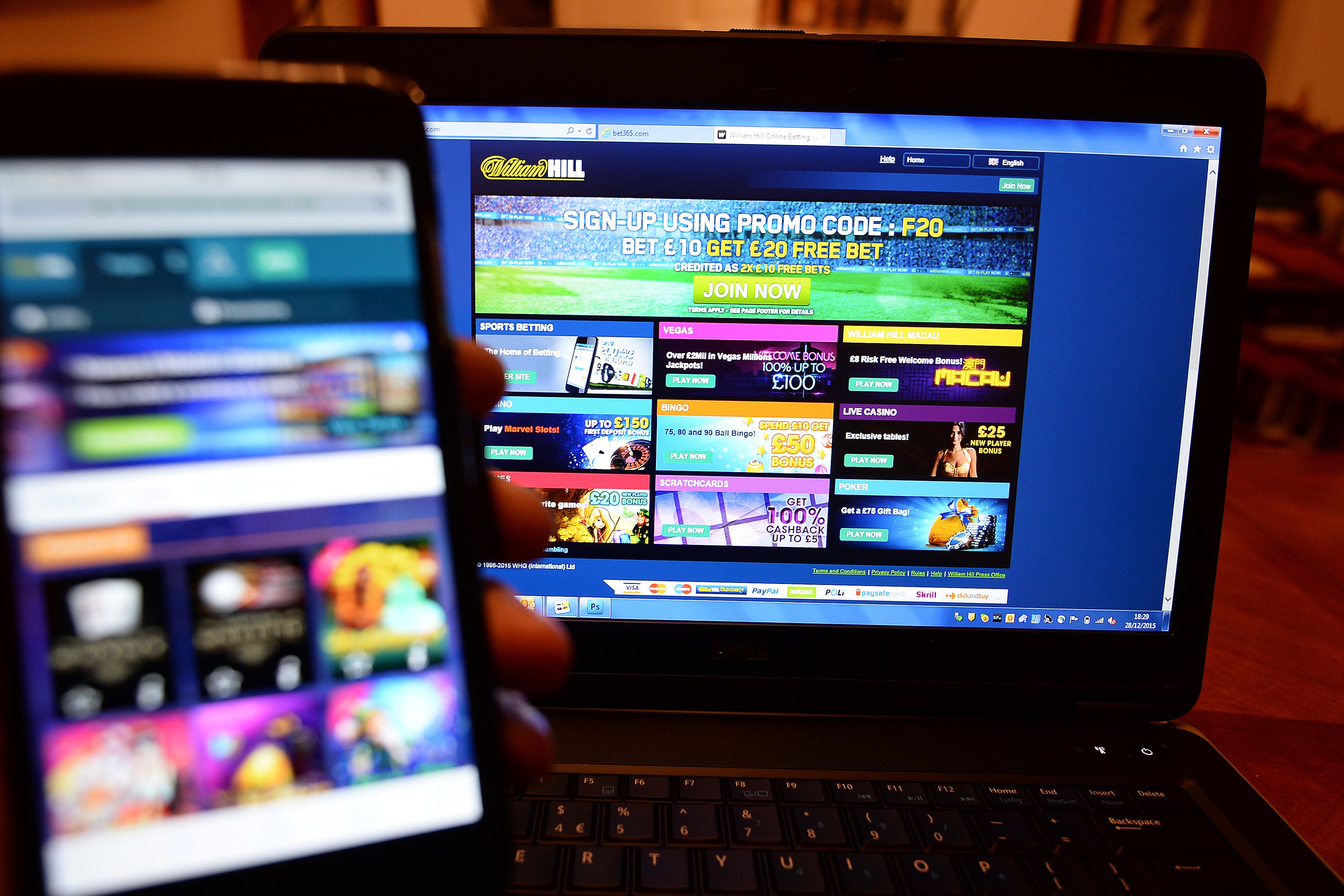 There has been an increase in people turning to tools that block them from gambling amid growing cost pressures and shrinking consumer budgets, new data has shown (John Stillwell/ PA)