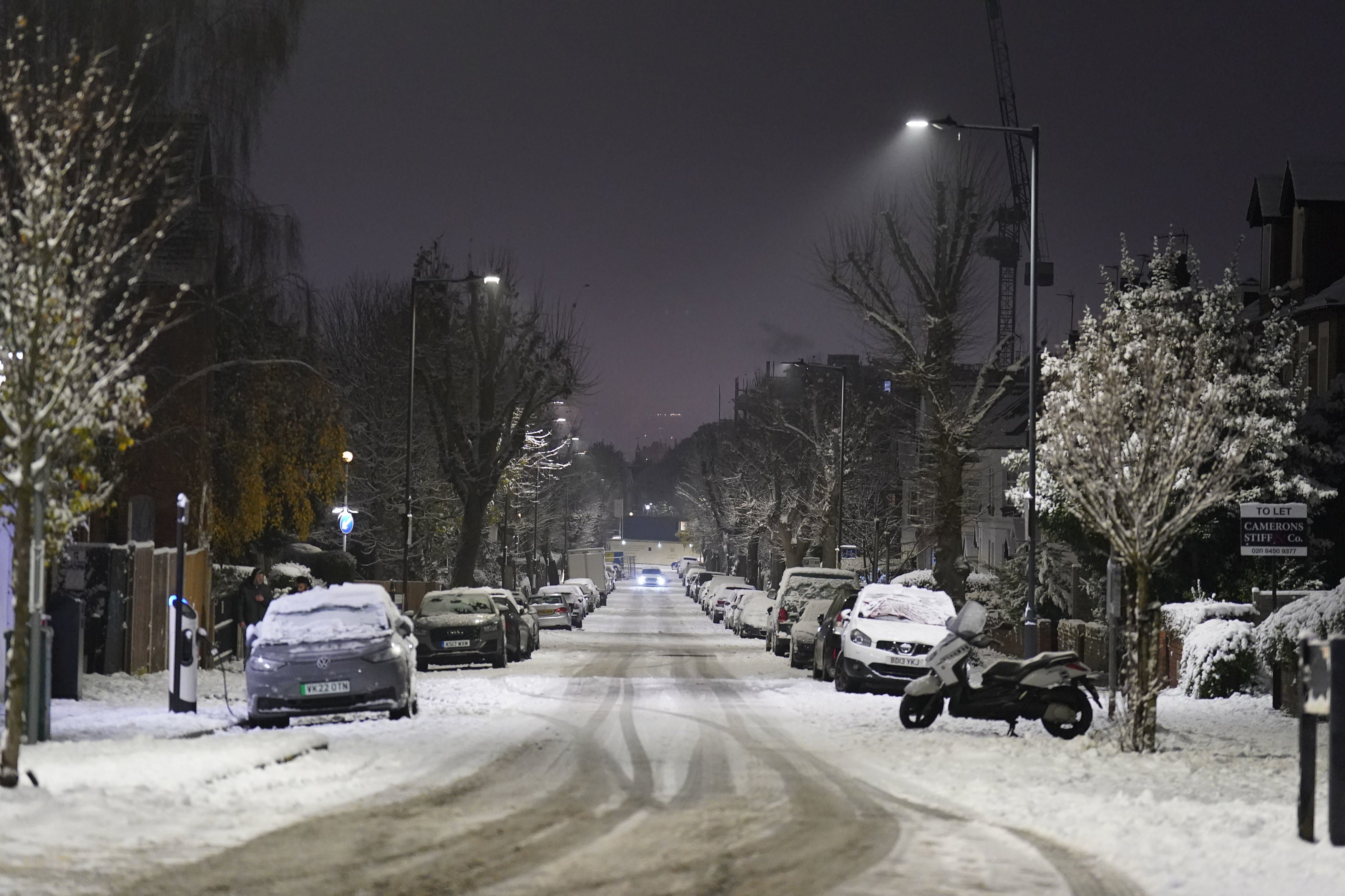 Snow and ice have swept across parts of the UK, with cold wintry conditions set to continue for days.