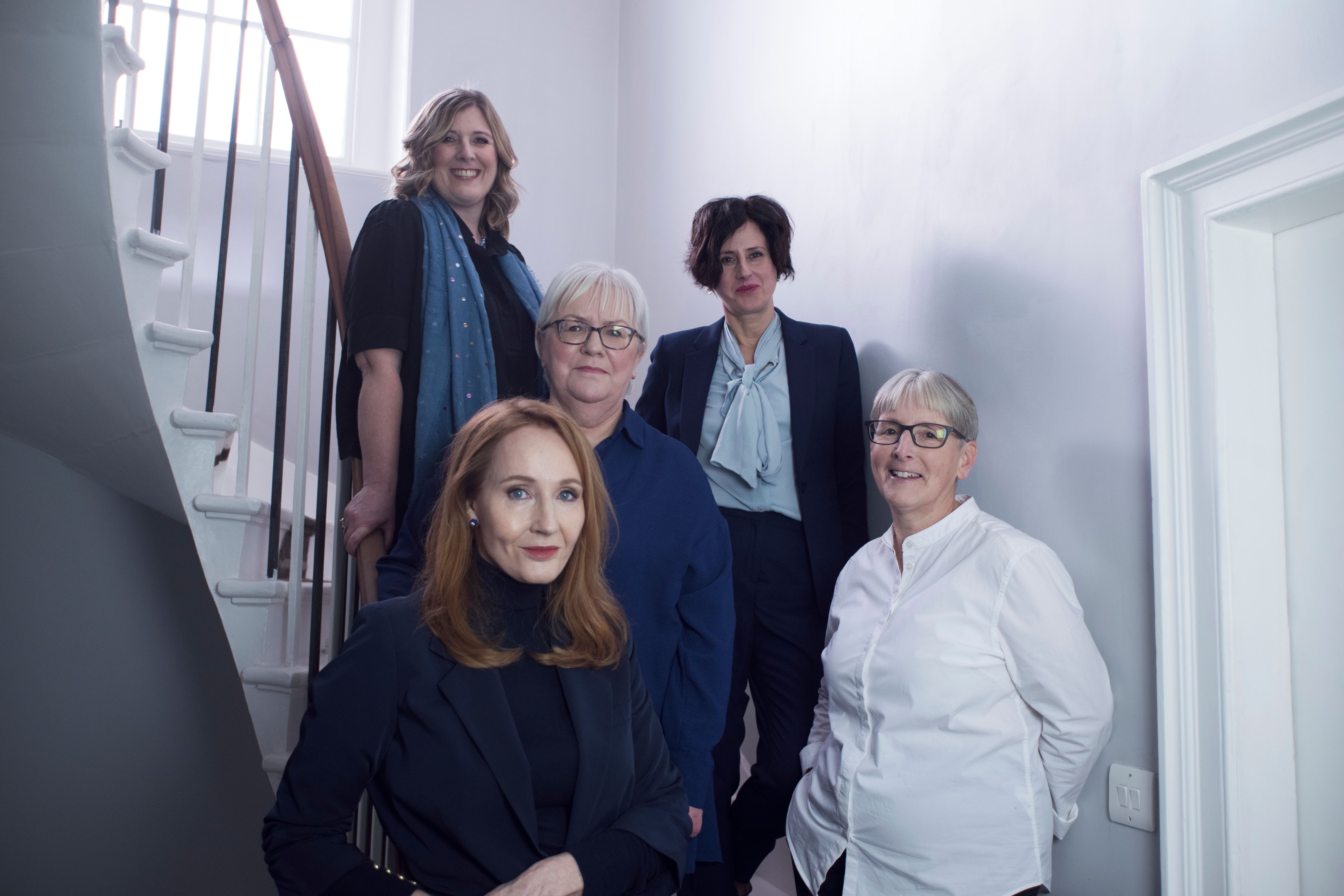 The board of Beira’s Place with JK Rowling, front left (Nicole Jones/PA)