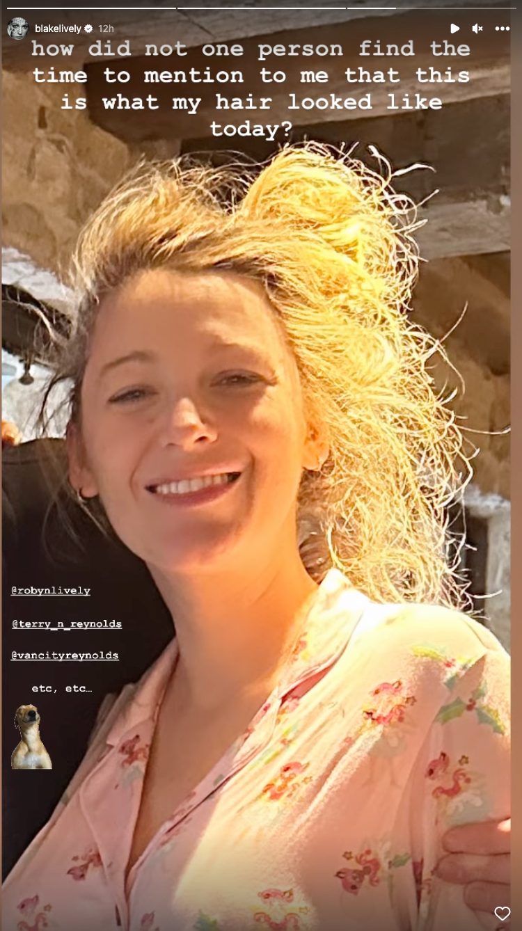 Blake Lively reveals bad hair day in candid snap