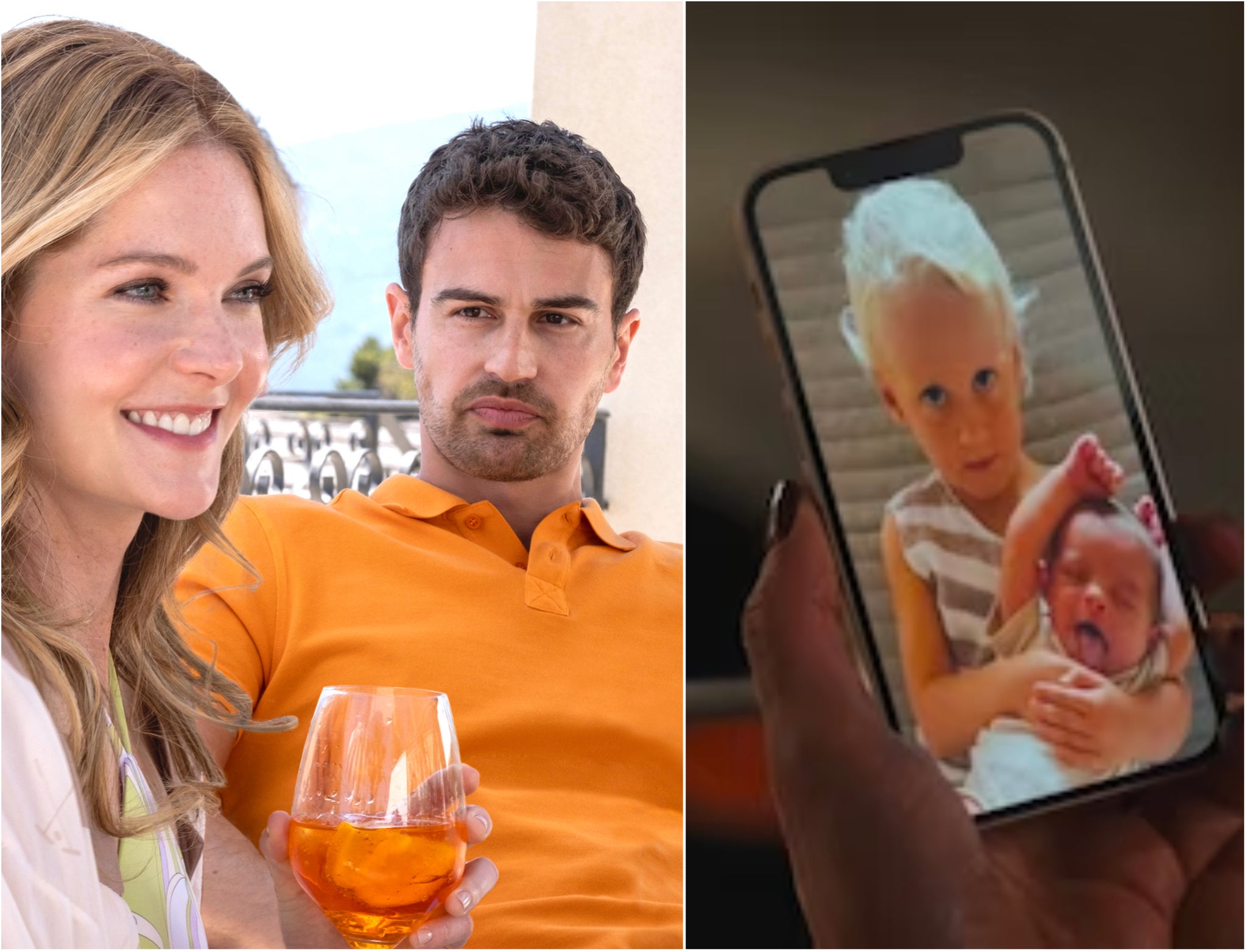 Meghann Fahy and Theo James in ‘The White Lotus’