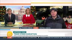 Watch the moment Mick Lynch and Richard Madeley clash over Christmas train strikes live on GMB