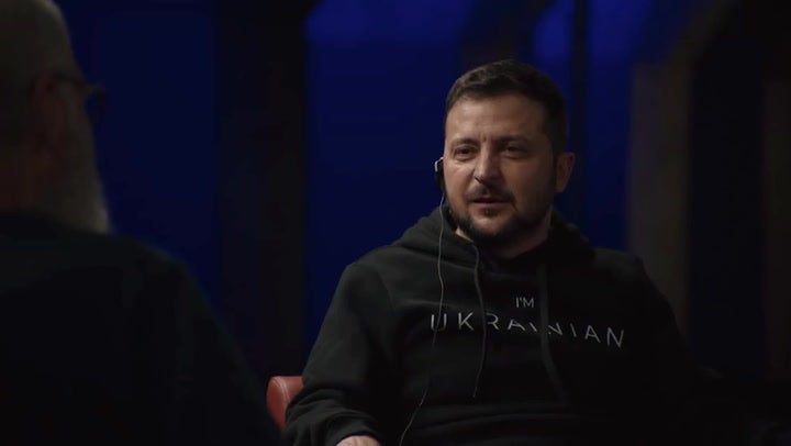 Volodymyr Zelensky mocks Putin during David Letterman interview