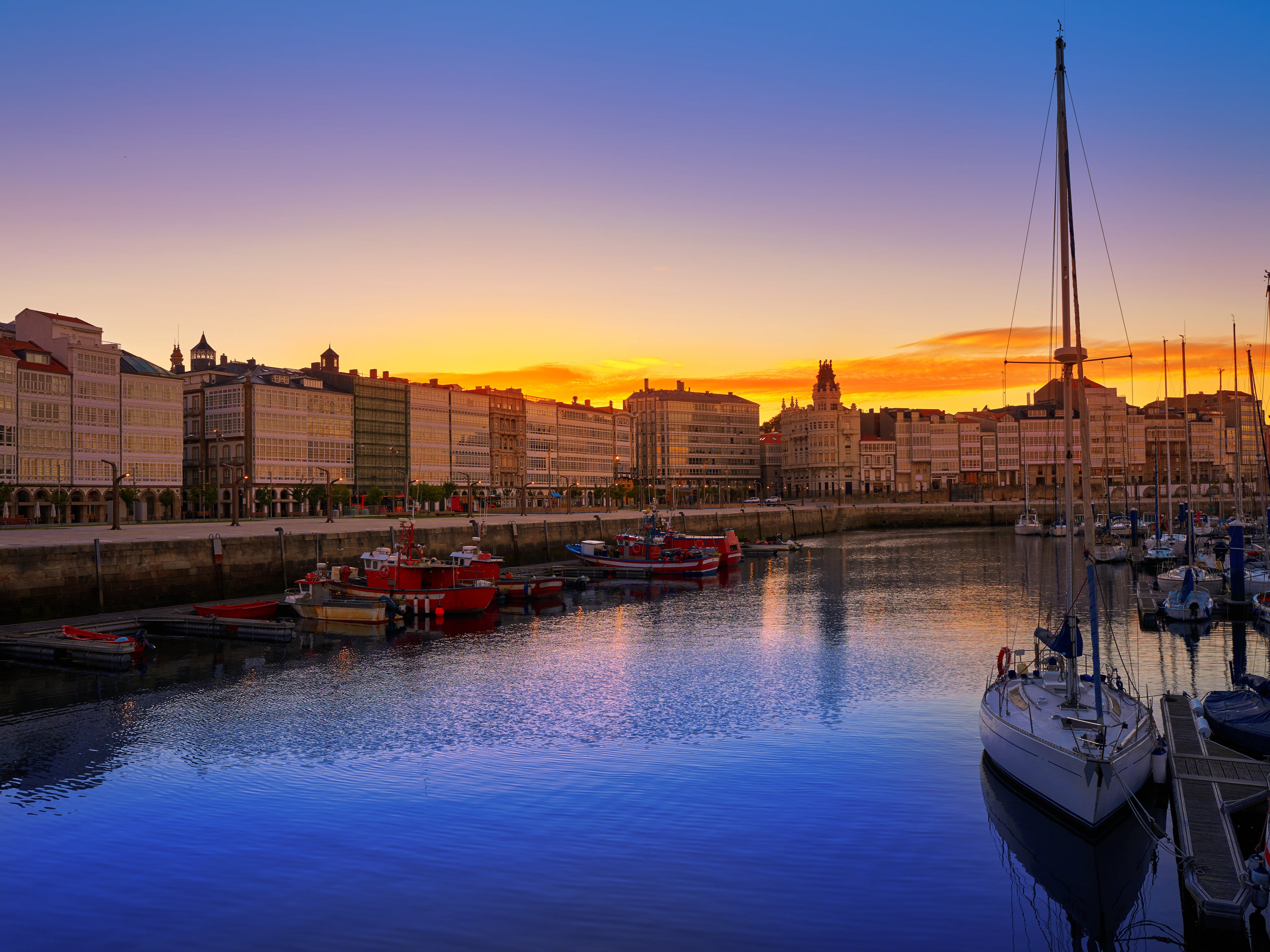 Twilight zone: the port city of La Coruna, Spain, is a joy to explore