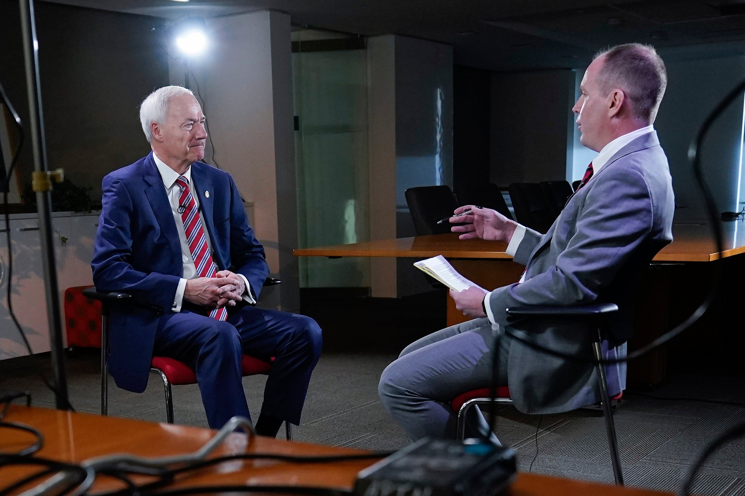 The AP Interview Gov. Asa Hutchinson