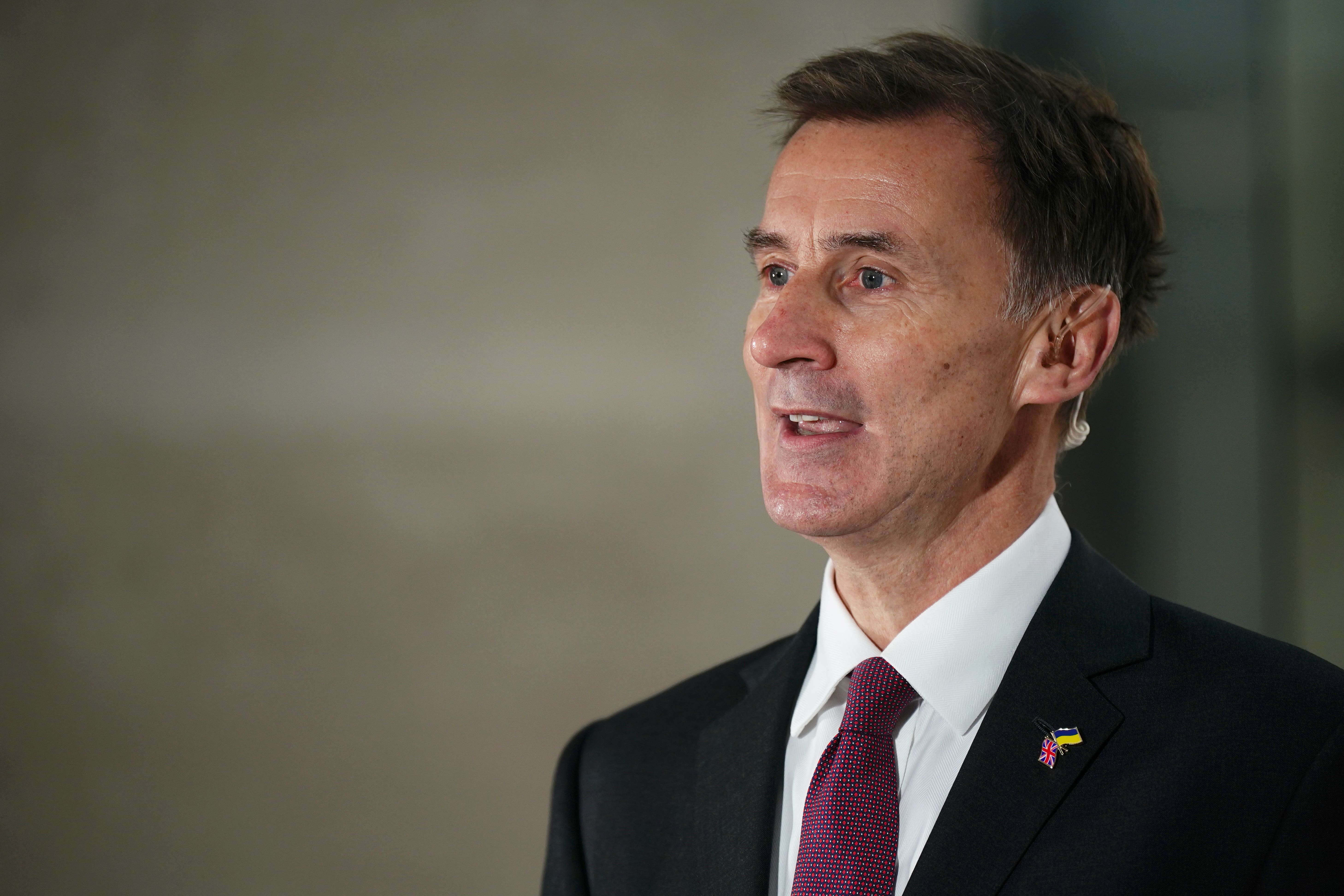 Chancellor Jeremy Hunt (Aaron Chown/PA)