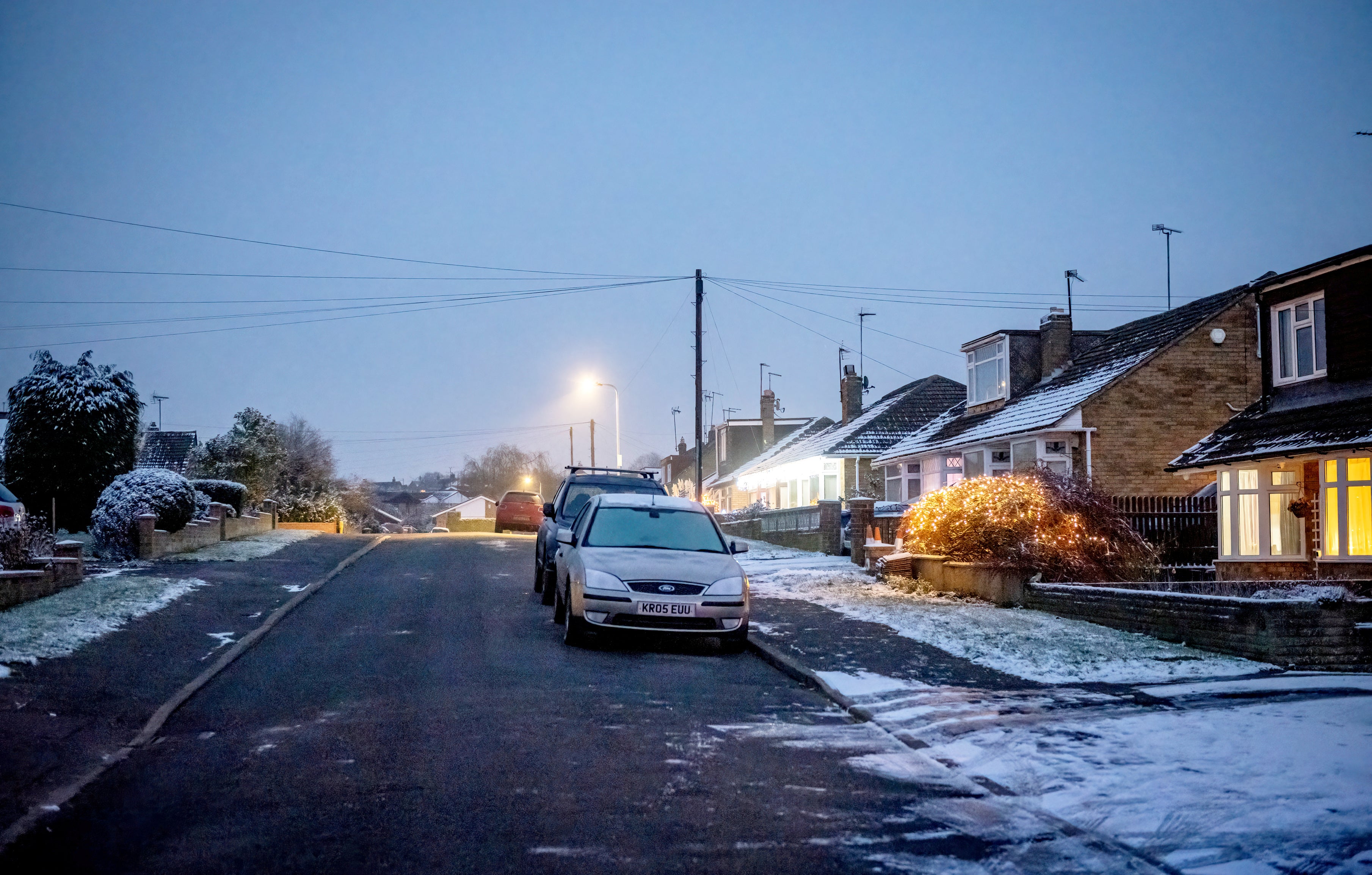 The former street where Adrain Stairs lived in the village of Blisworth, Northamptonshire