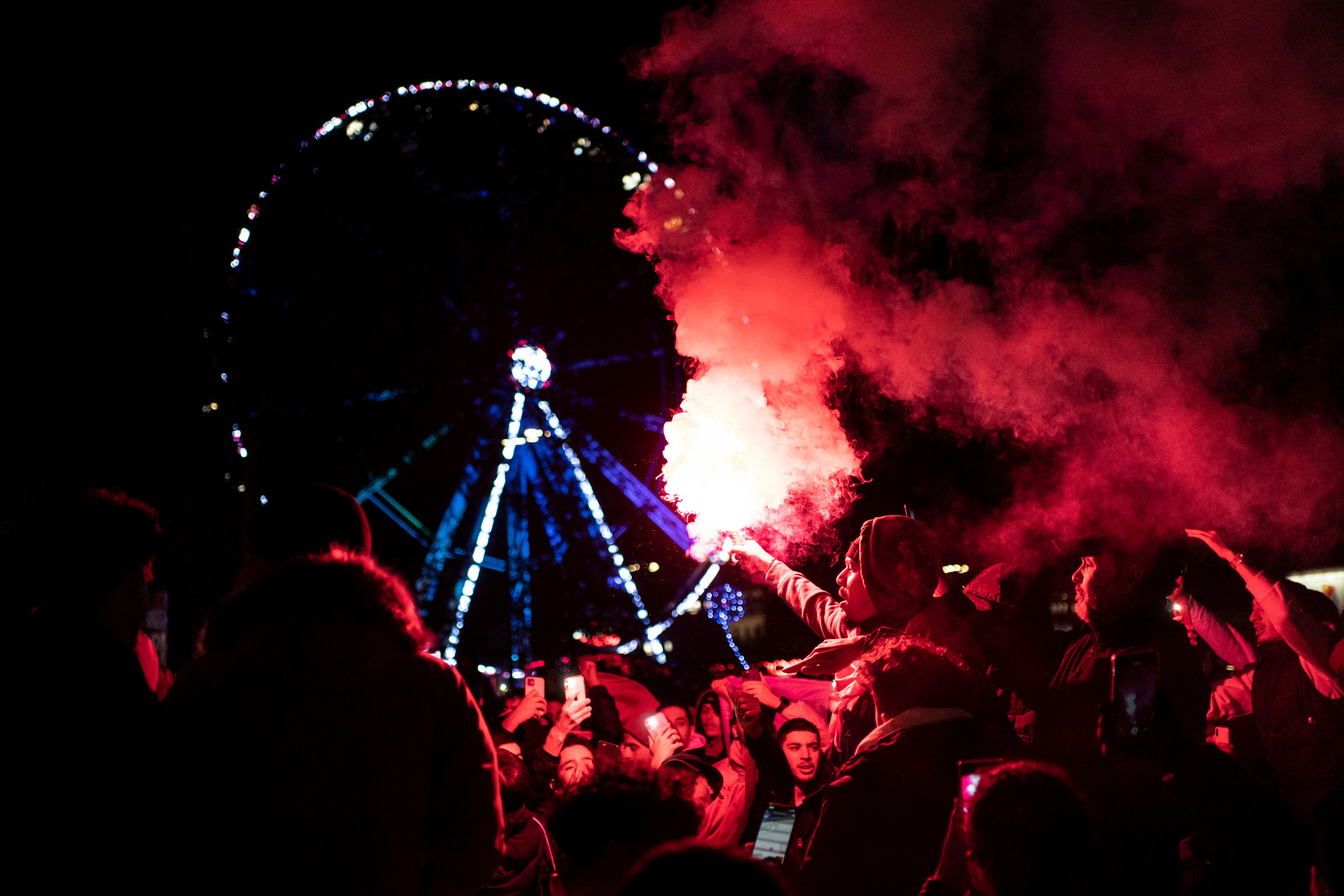 WCup France Morocco Match