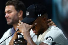 Tyson Fury hits out at Anthony Joshua for ‘crying like a little girl’ after Oleksandr Usyk loss