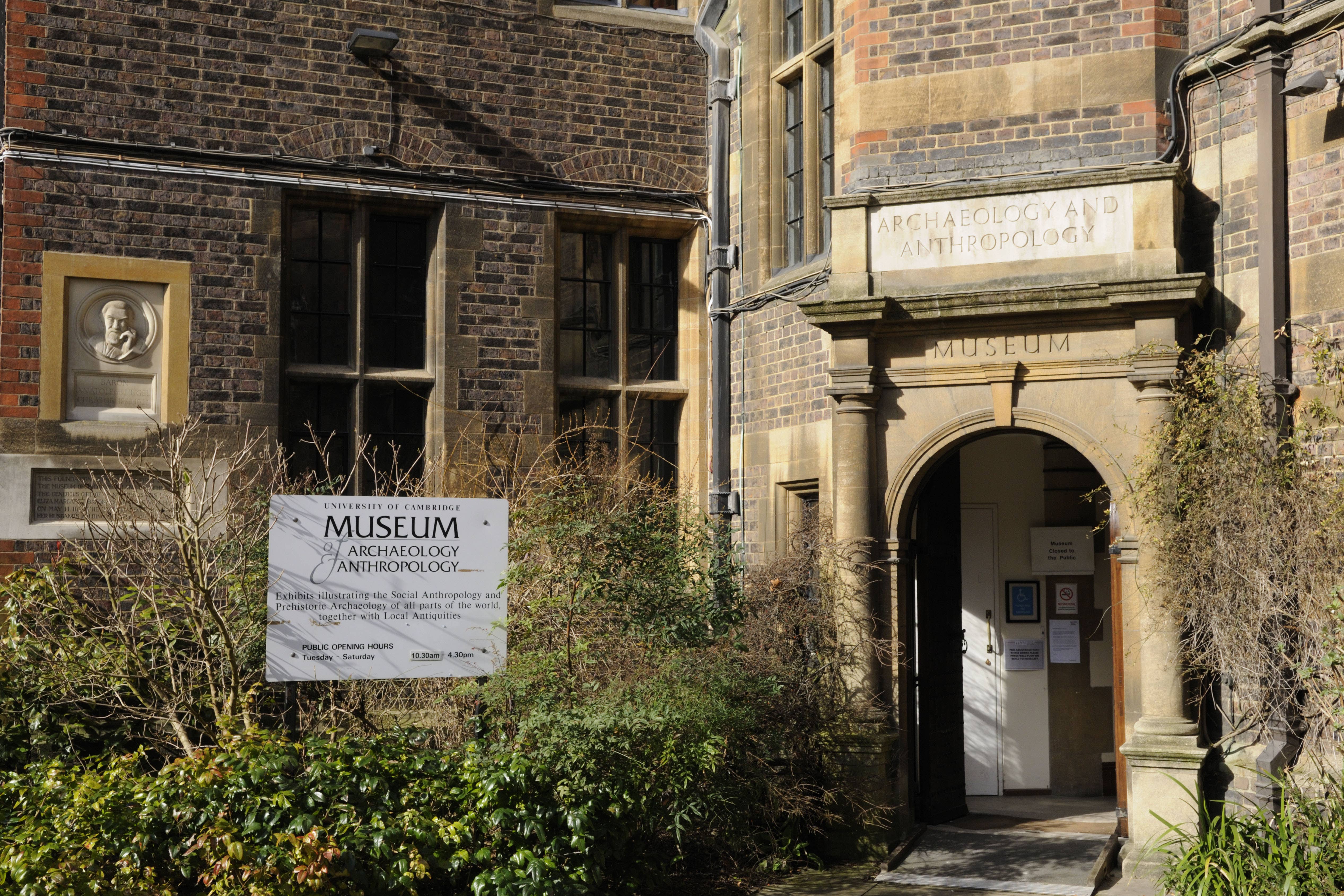 The Museum of Archaeology and Anthropology at the University of Cambridge (Alamy/PA)