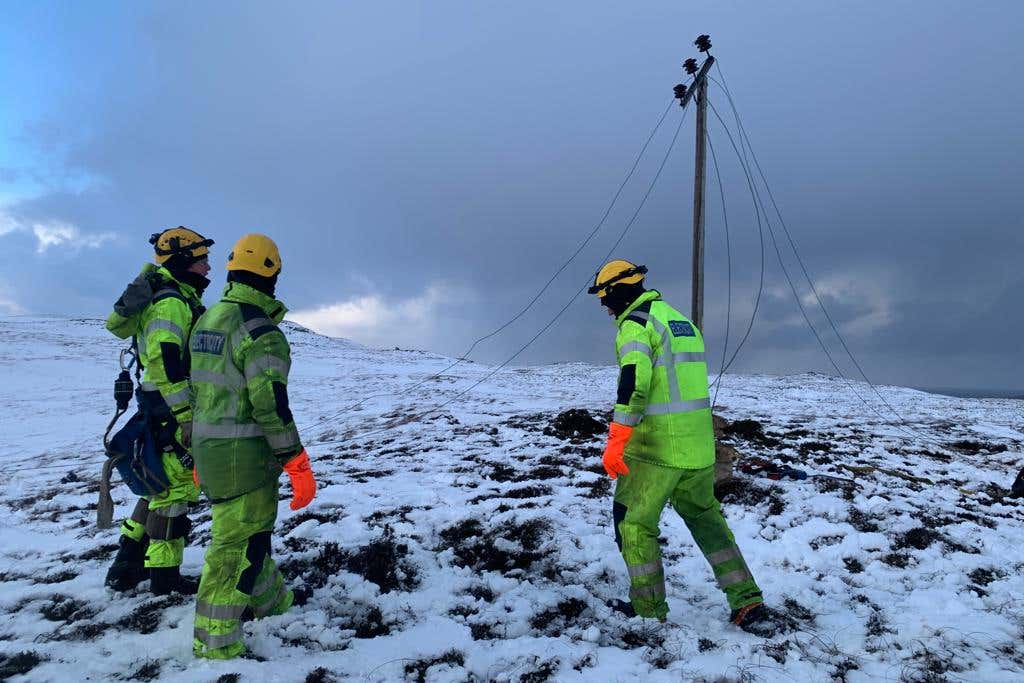 Engineers have been working to restore power (SSEN DIstribution/PA)