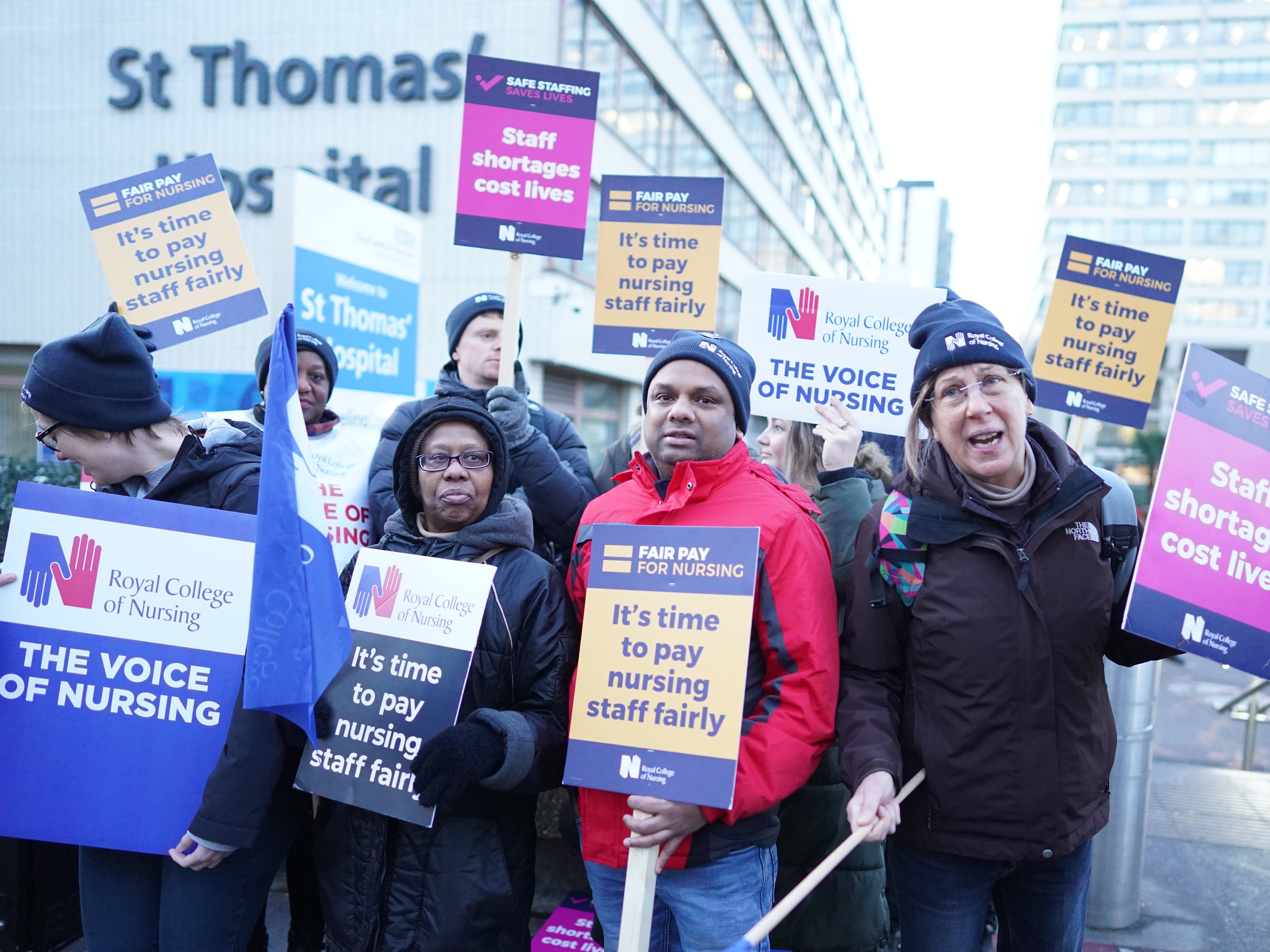 Thousands of nurses are striking