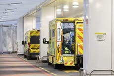 Ambulance hospital handover delays in England hit new high