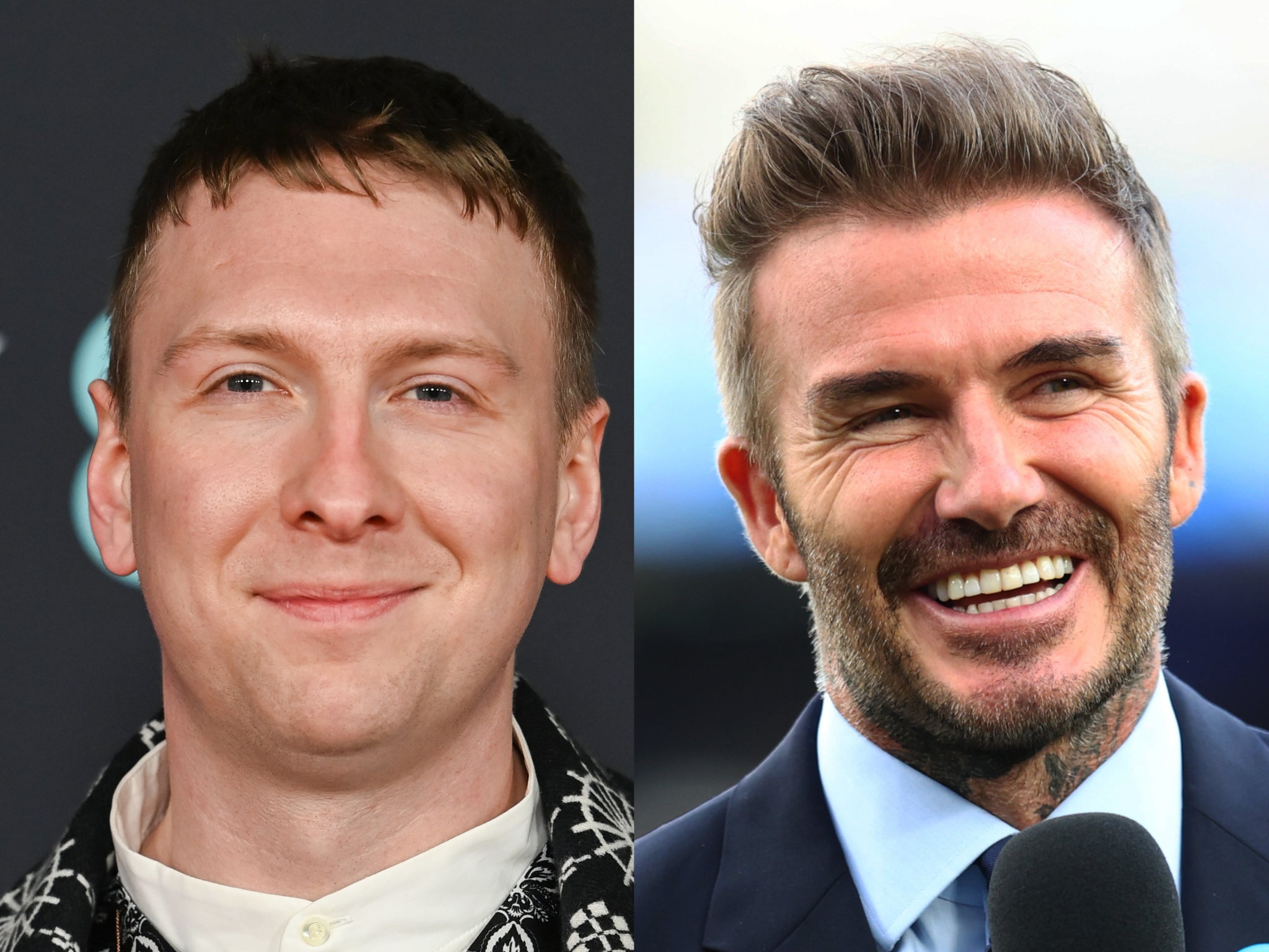 Joe Lycett and David Beckham