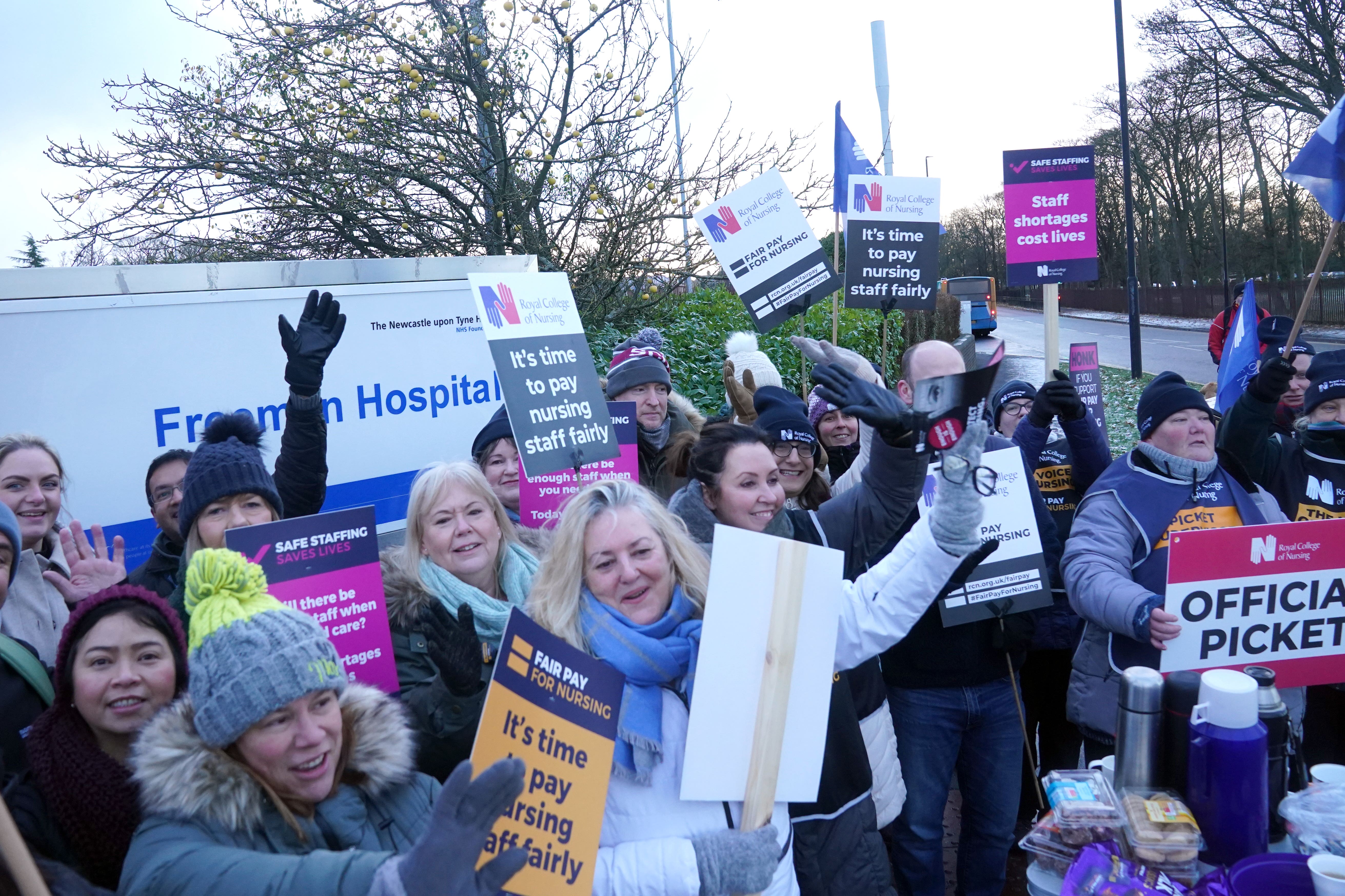 Newcastle upon Tyne Hospitals NHS Foundation Trust is providing free porridge for workers at its Royal Victoria Infirmary and Freeman Hospital sites in December and January (Owen Humphreys/PA)