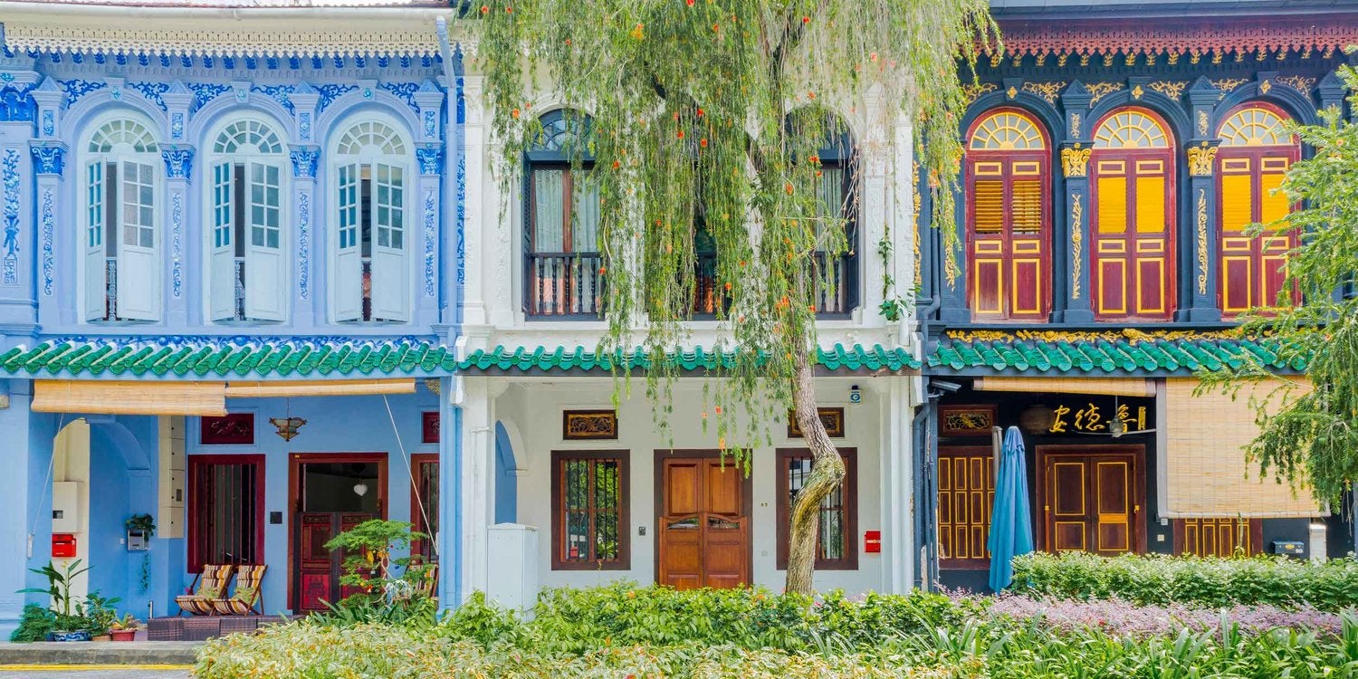 <p>In  Katong-Joo Chiat, explore the colourful “shop-houses” which host boutiques and eateries </p>