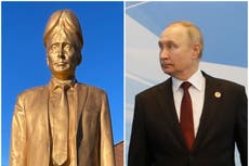 UK village names Putin ‘Bellend of the Year’ and unveils penis-headed statue