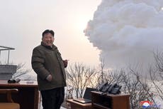 Kim Jong-un oversees North Korea test of key component for more powerful ICBM