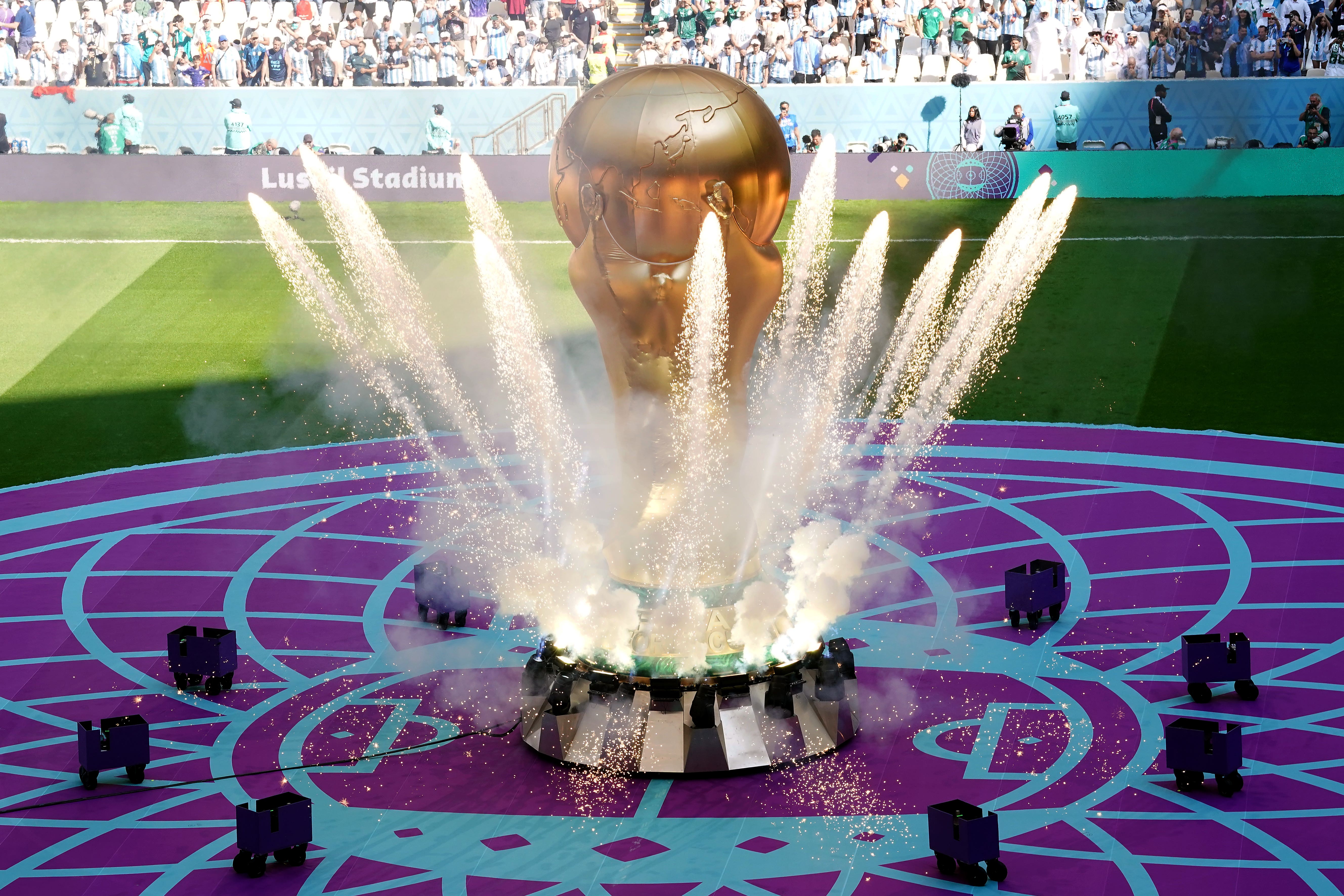 Off-field issues dominated the build-up to the World Cup in Qatar (Adam Davy/PA).