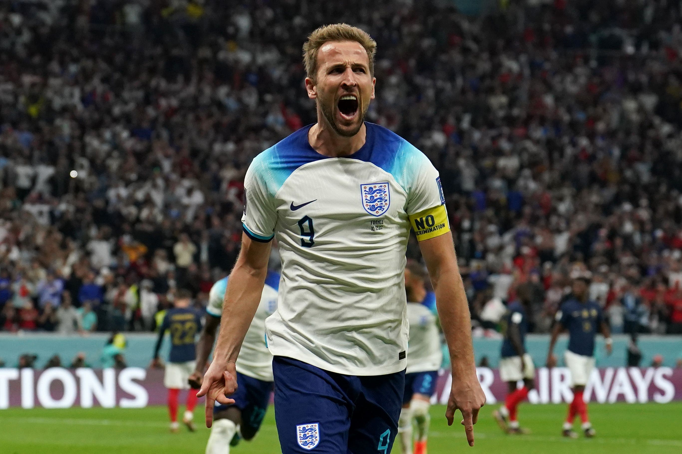 Harry Kane equalled England’s scoring record against France